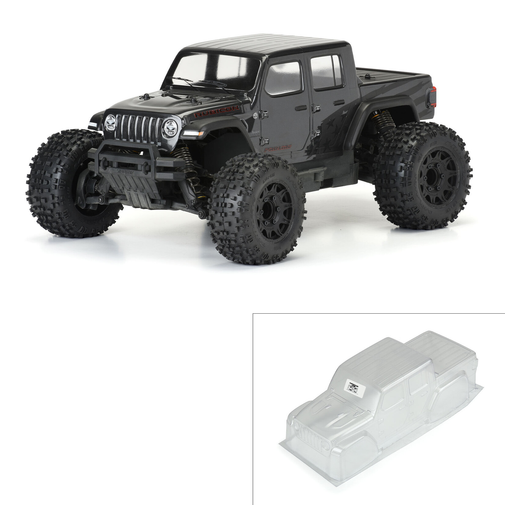 Pro-Line 1/10 Jeep Gladiator Rubicon Clear Body: GRANITE
