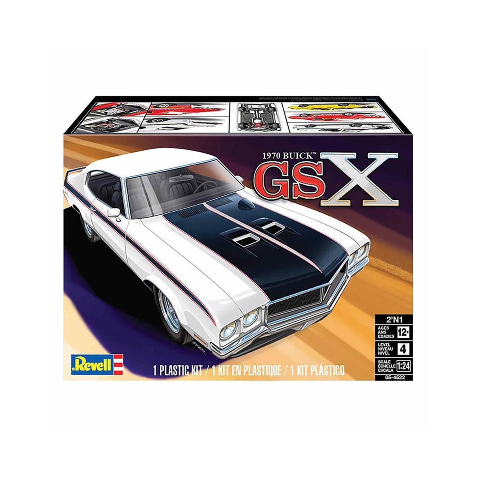 Revell Revell 1/24 70 Buick GSX 2N1 Model Kit