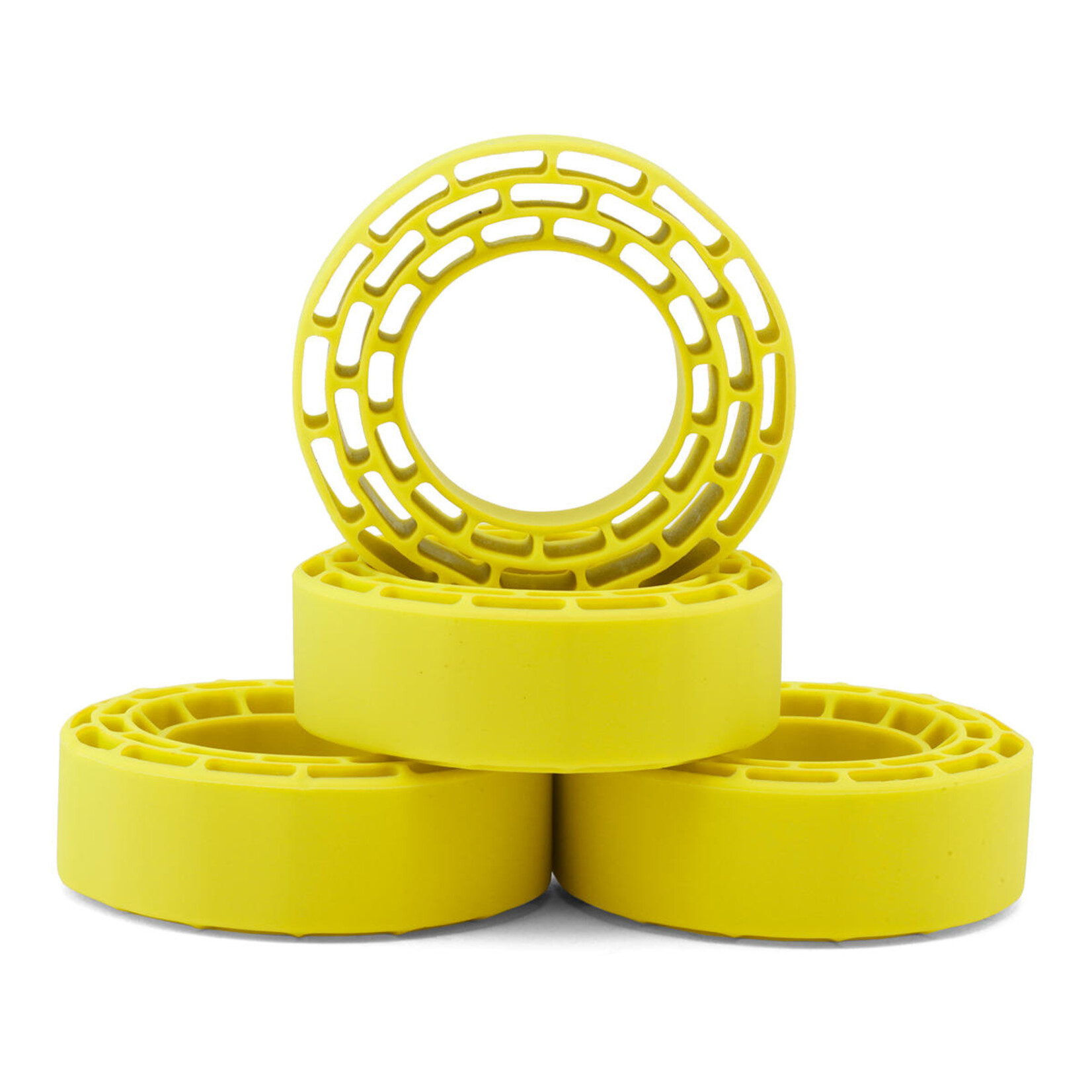 Injora 1.3" Cling On Micro Rock Crawler Tires Combo (4) (70mm OD) (S5) w/Super Soft Silicone Rubber Inserts