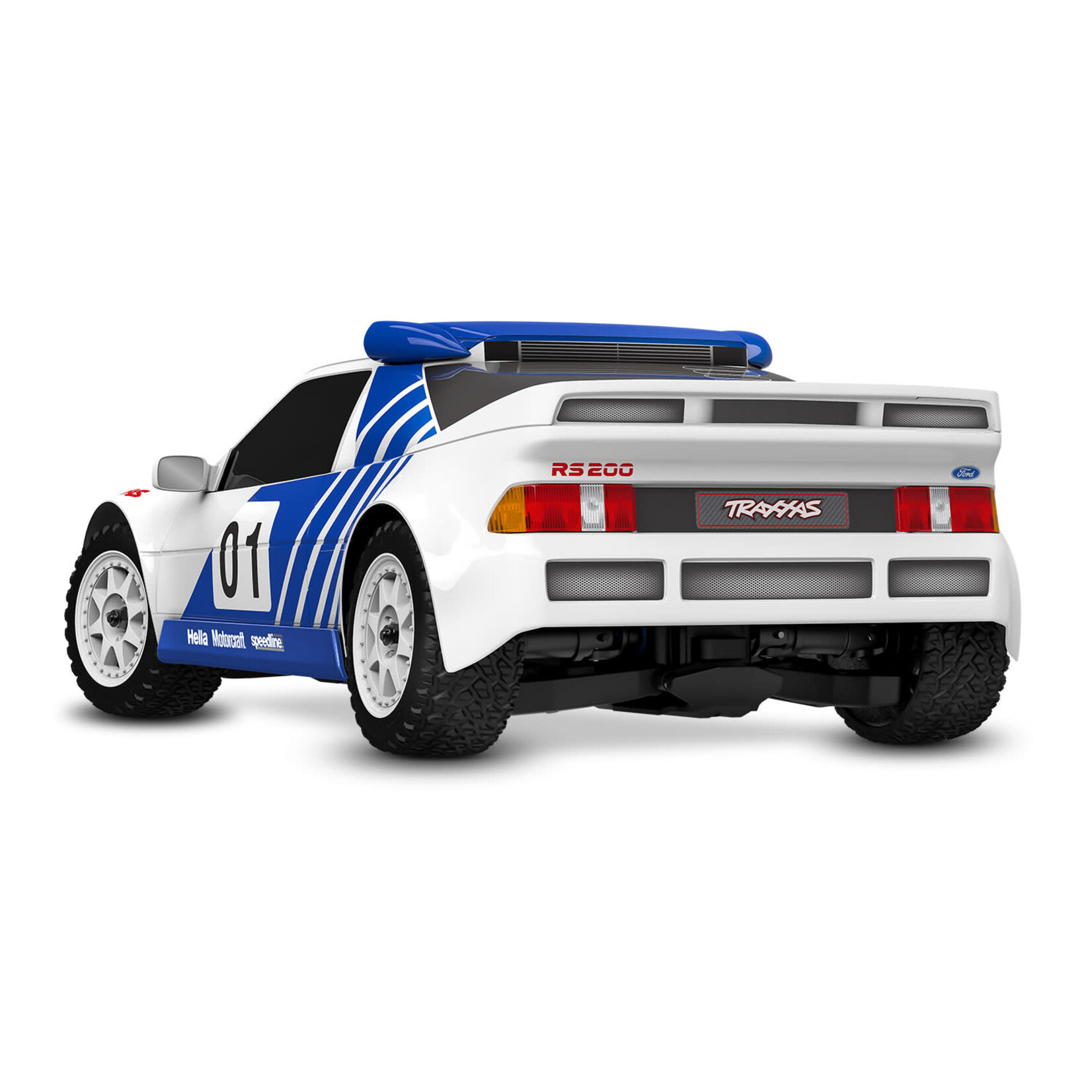 Traxxas Mini Rally VXL Ford RS200 - WHITE