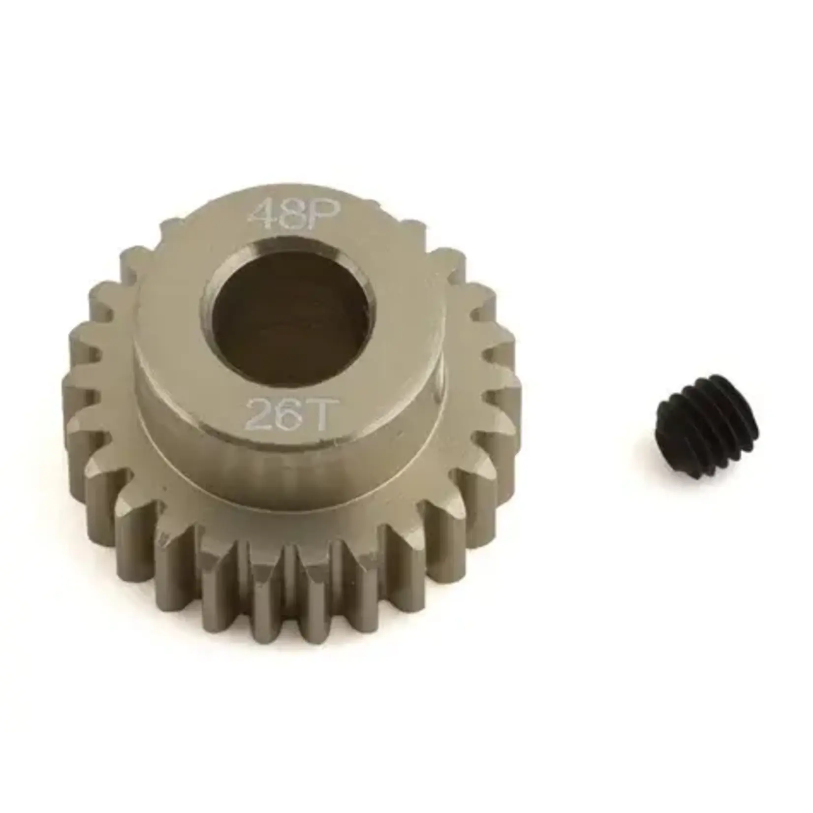 ProTek RC 48P Lightweight Hard An. Alum. Pinion Gear (5.0mm Bore) (26T)