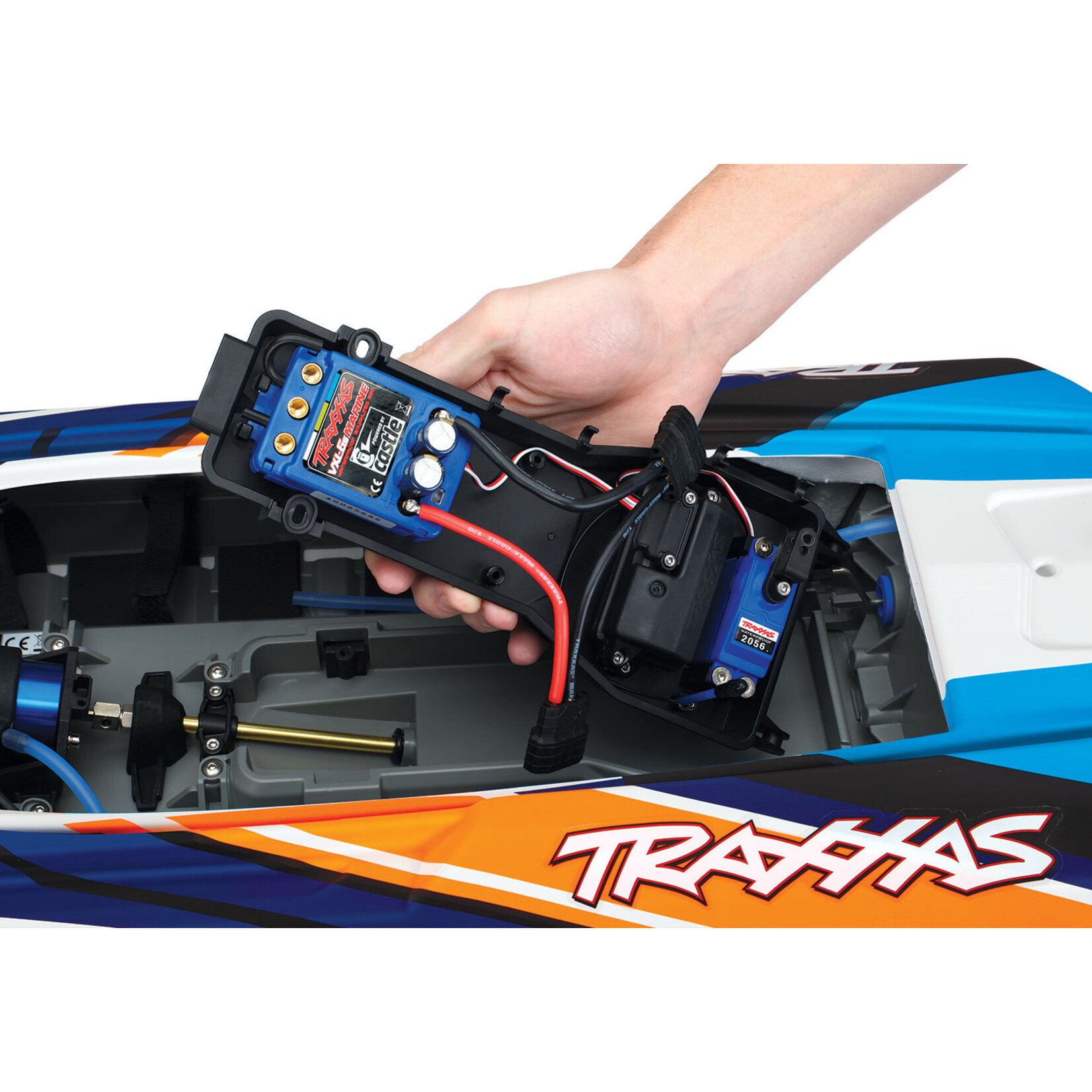 Traxxas DCB M41 Widebody Catamaran - ORANGE
