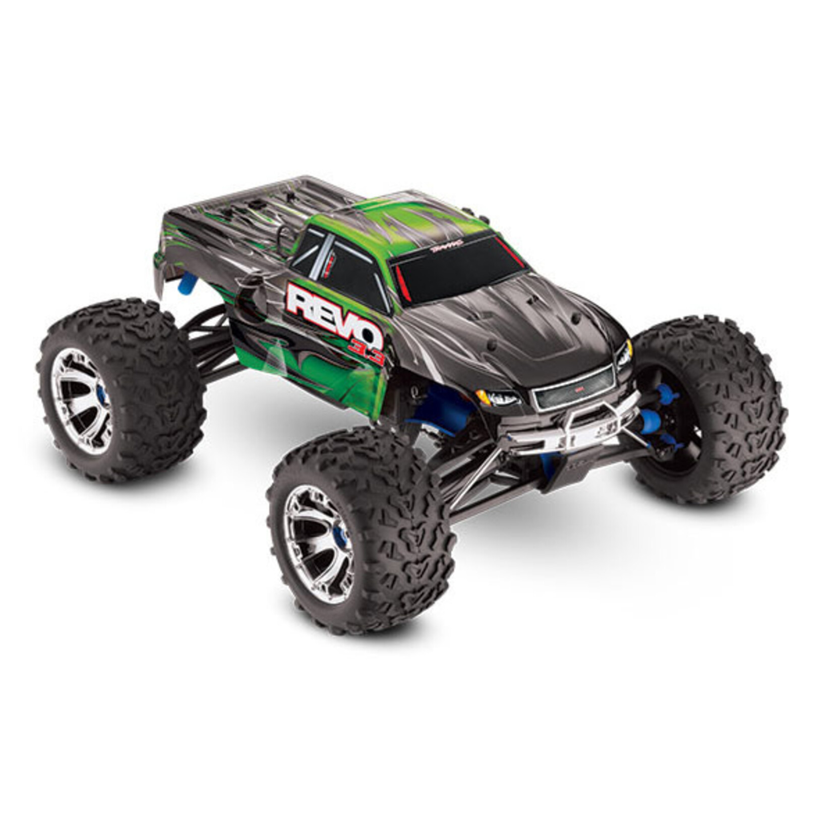Traxxas Revo ® 3.3: 1/10 Scale 4WD Nitro-Powered Monster Truck - Green