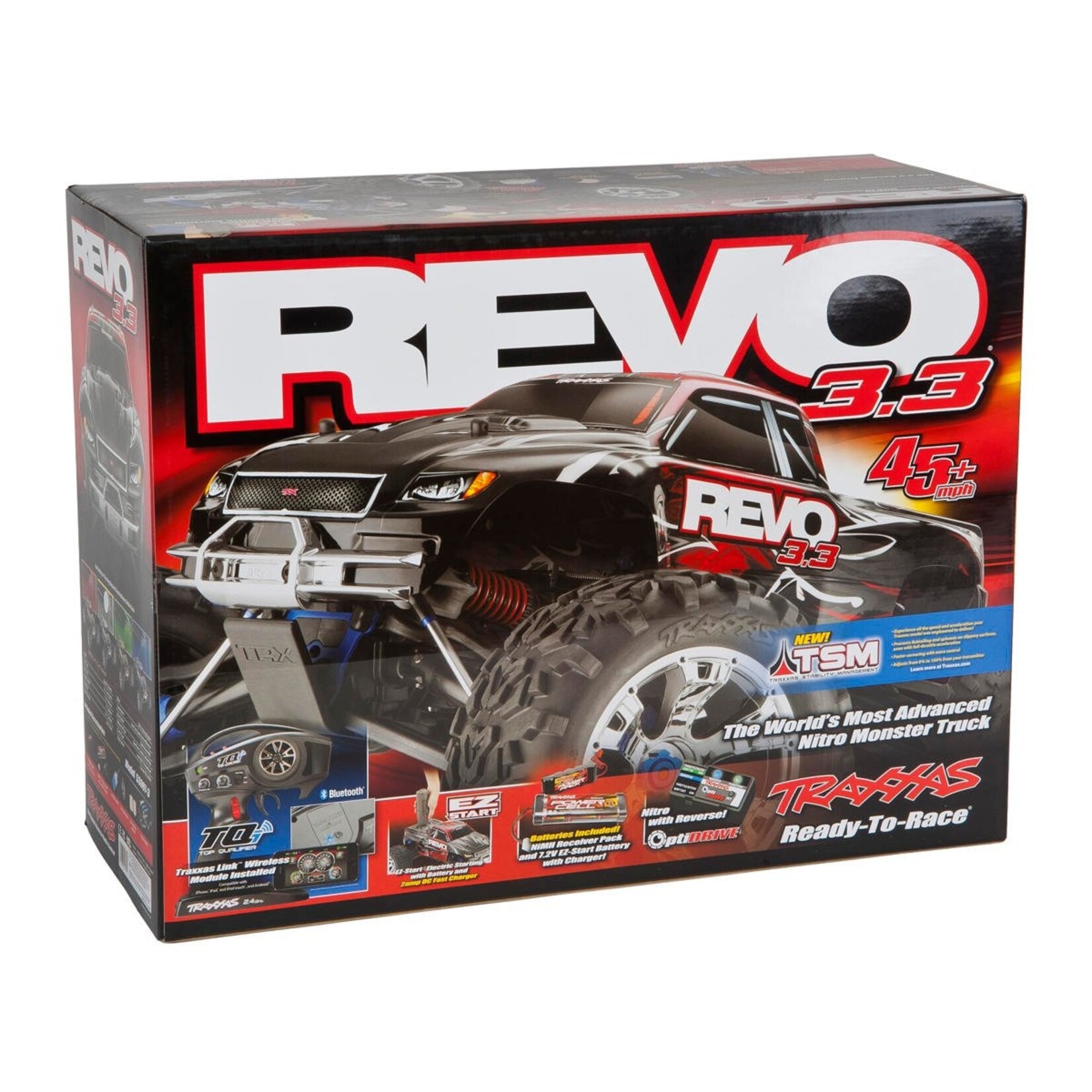 Traxxas Revo ® 3.3: 1/10 Scale 4WD Nitro-Powered Monster Truck - Green
