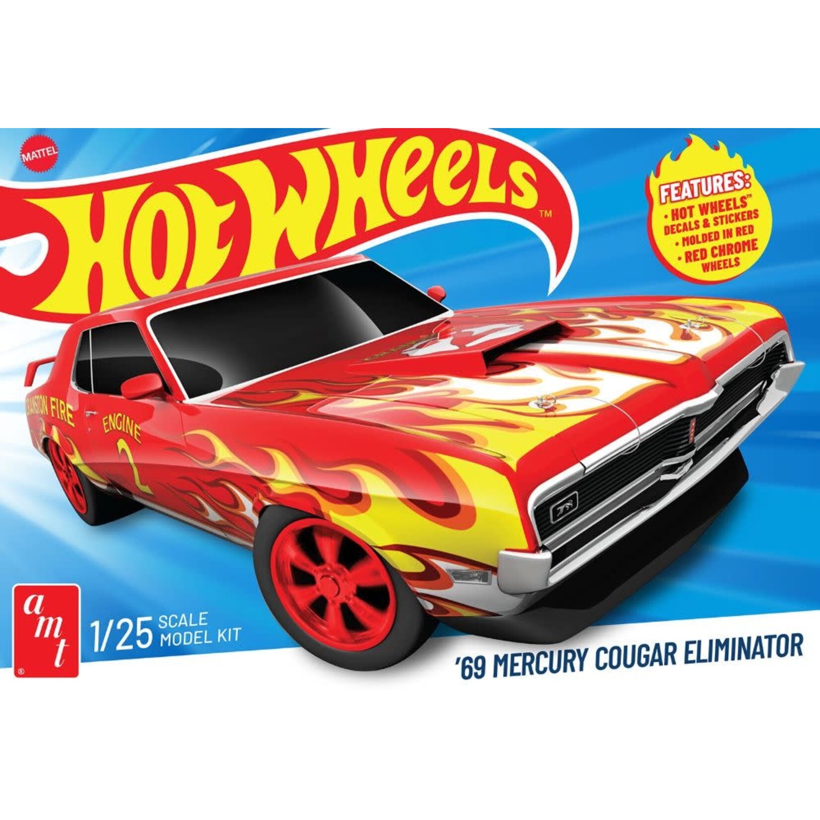 AMT 1/25 Hot Wheels 1969 Mercury Cougar Eliminator