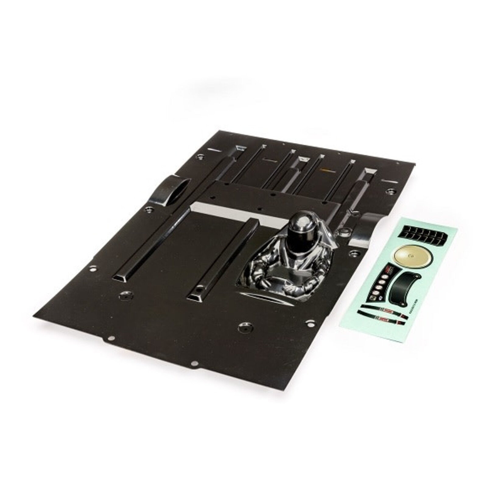 Traxxas Interior, Slash® Late Model (black)/ decal sheet