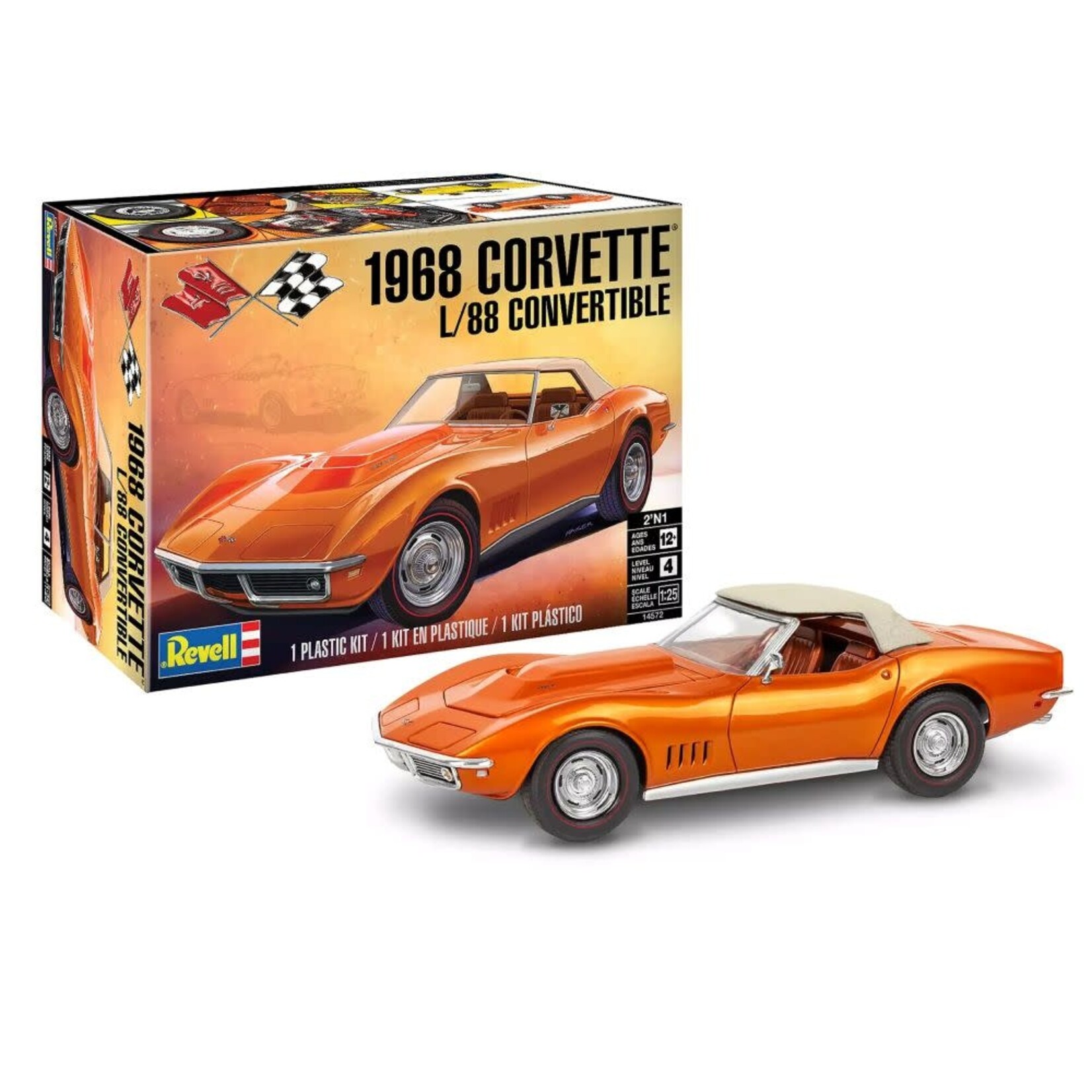 Revell 1/25 1968 Corvette L88 Convertible