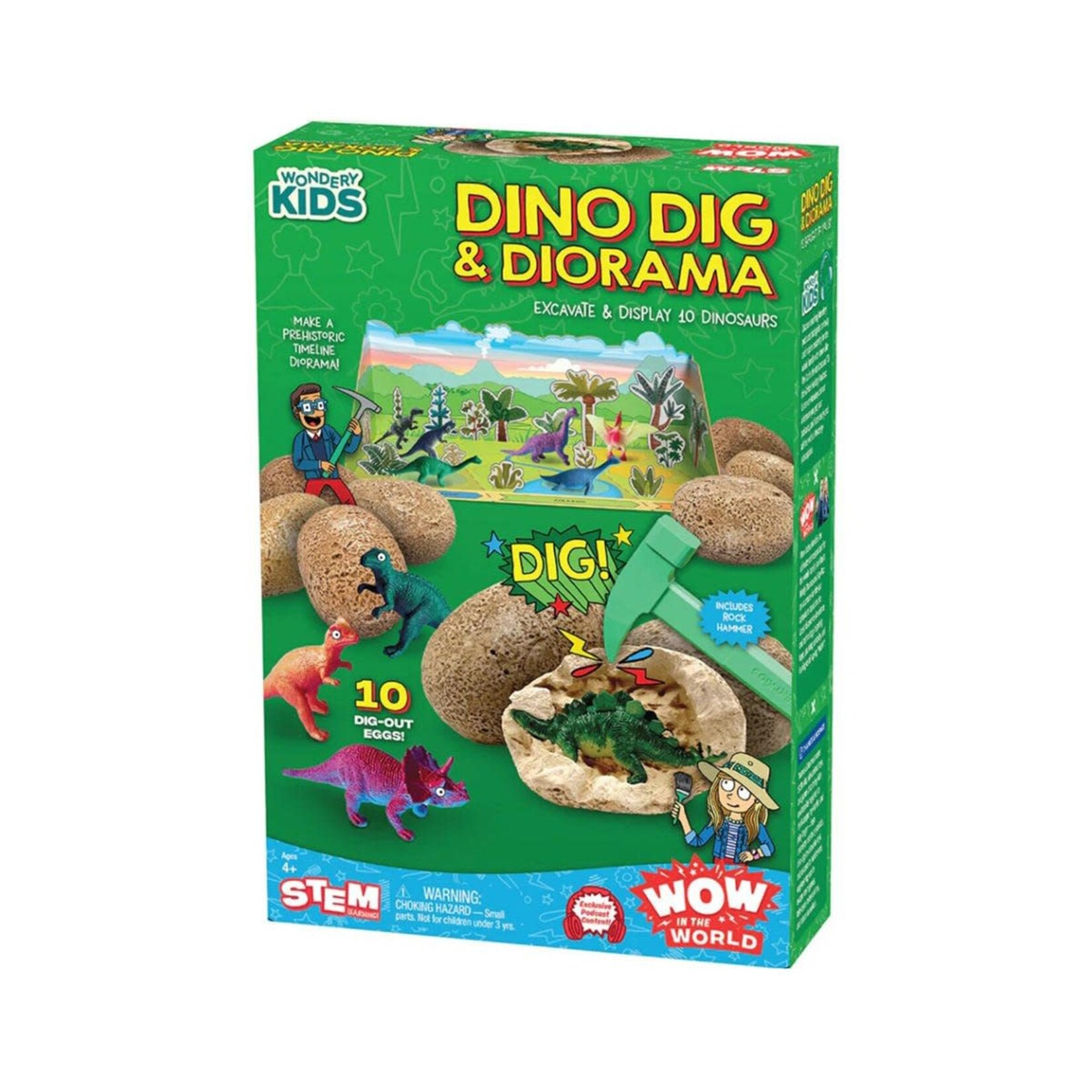 Wow in the World: Dino Egg Dig & Diorama Kit