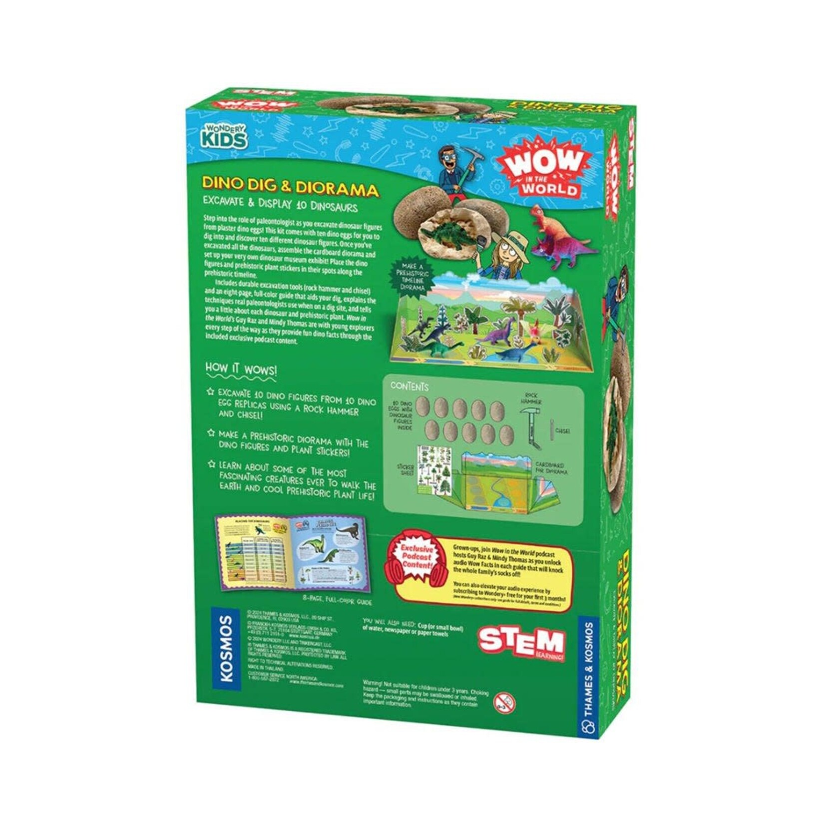 Wow in the World: Dino Egg Dig & Diorama Kit