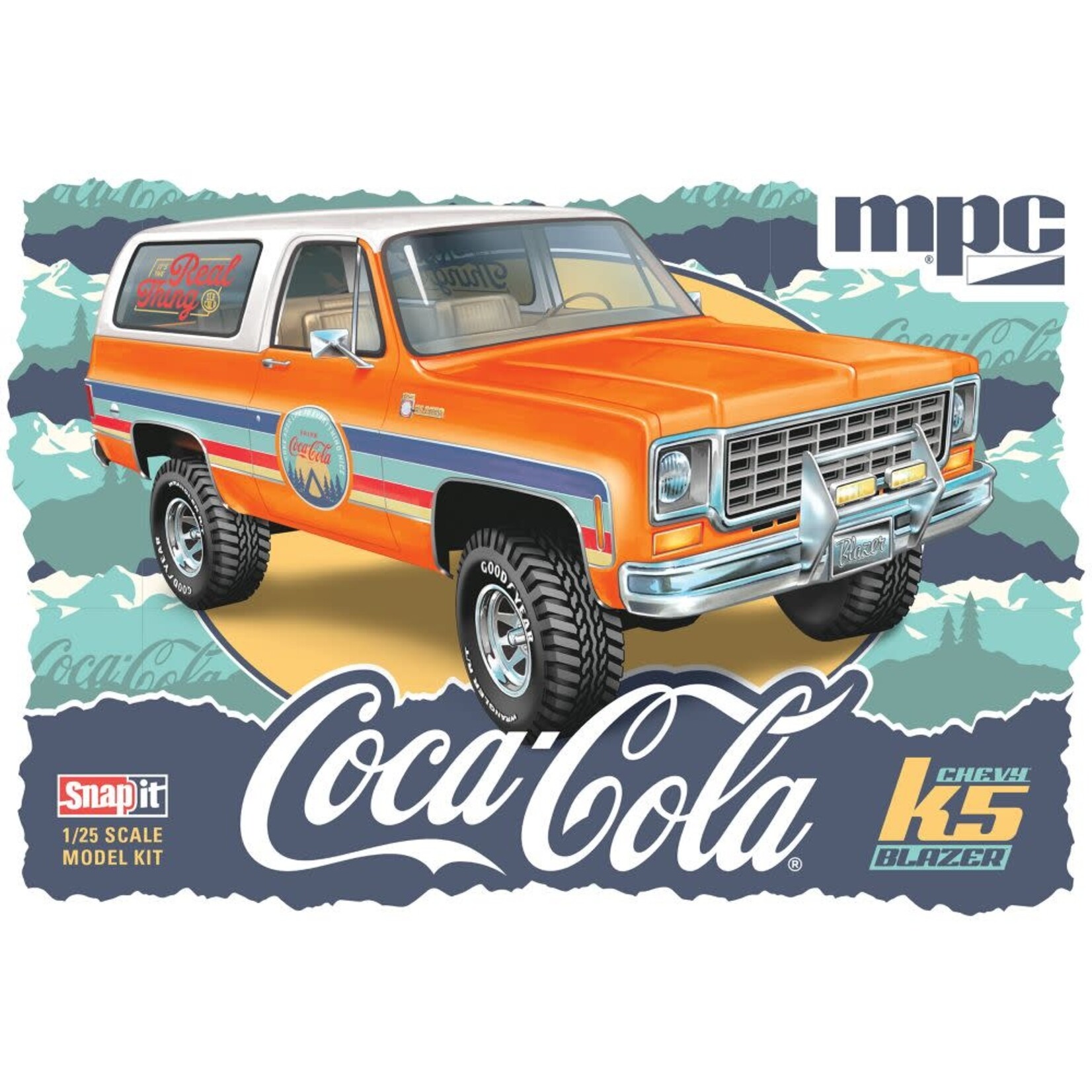 MPC 1/25 Coca Cola Chevy K5 Blazer Truck (Snap)
