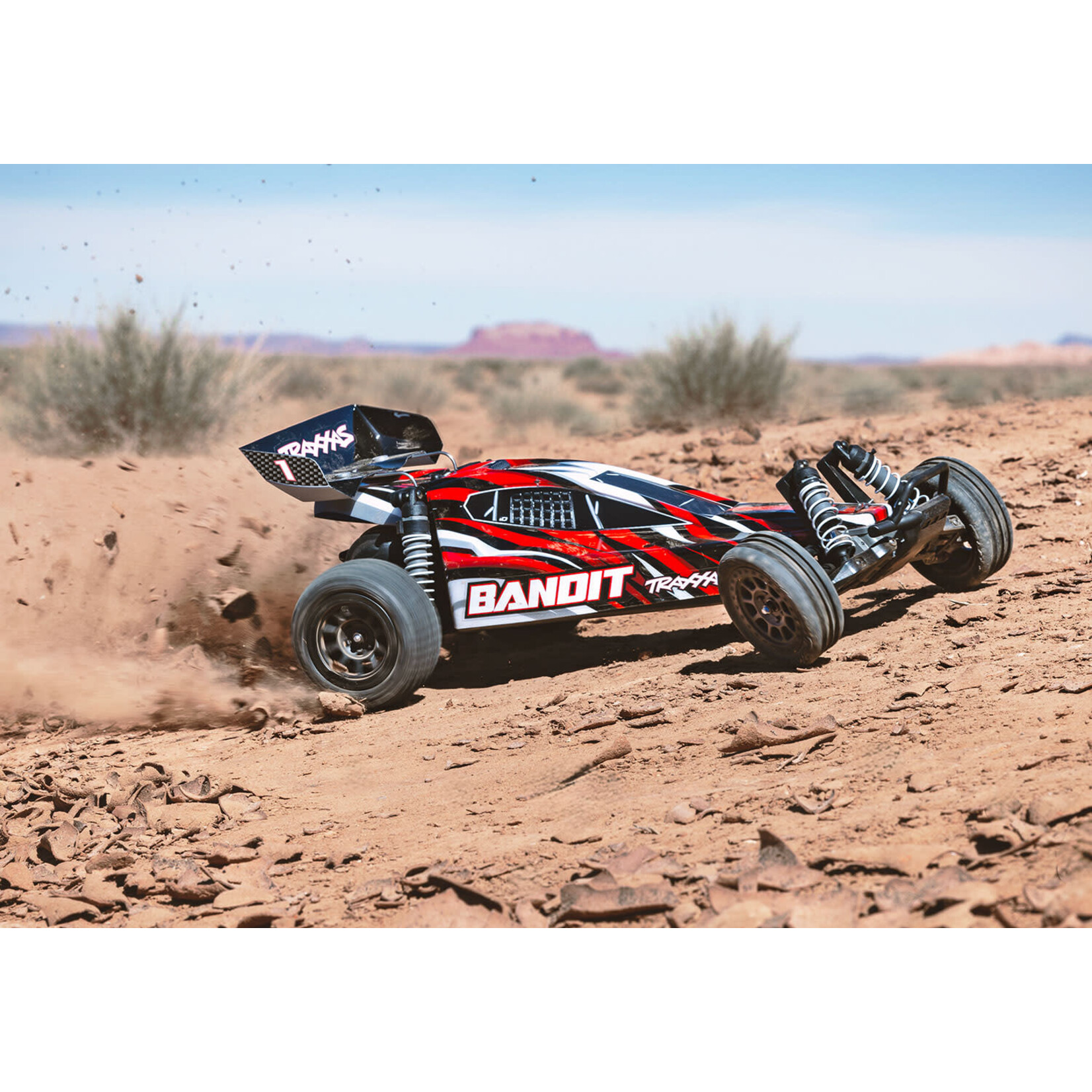 Traxxas Bandit 1/10 Extreme HD Sports Buggy w/USB-C - REDX