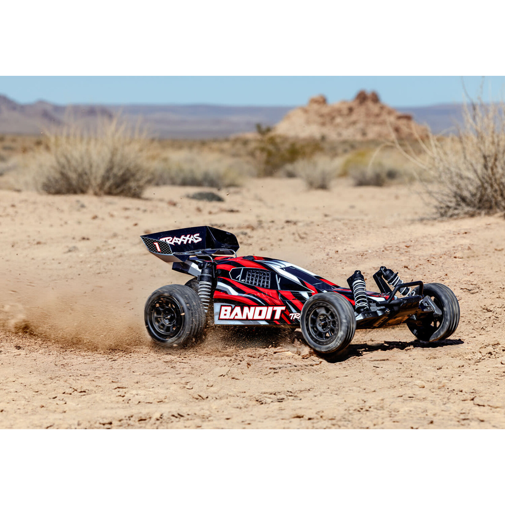 Traxxas Bandit 1/10 Extreme HD Sports Buggy w/USB-C - REDX