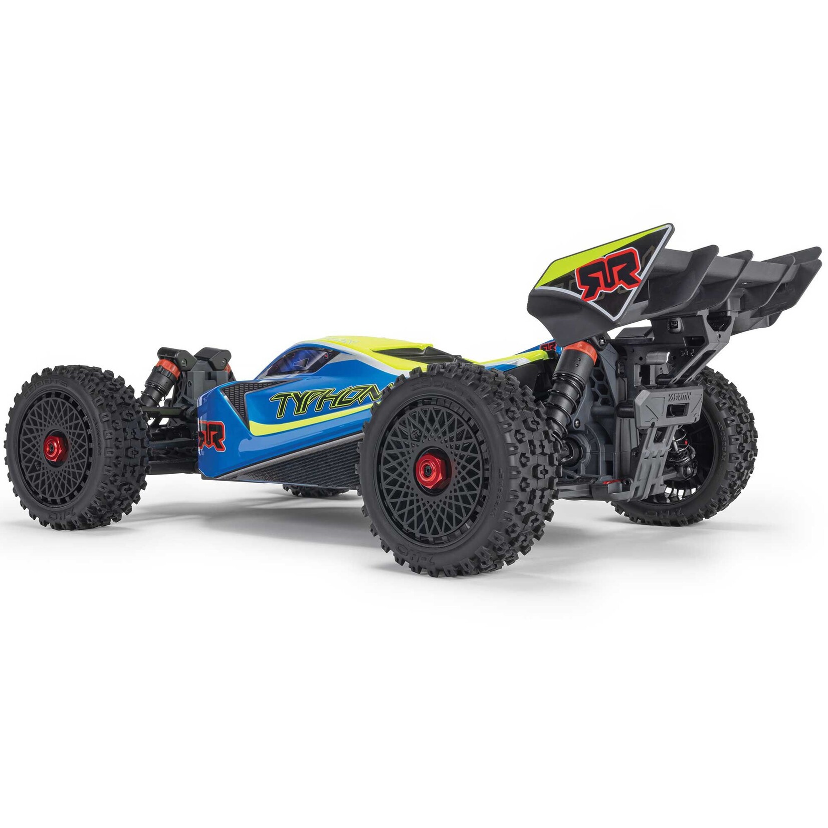 Arrma 1/8 TYPHON 4X4 RTR Brushed Buggy, Blue