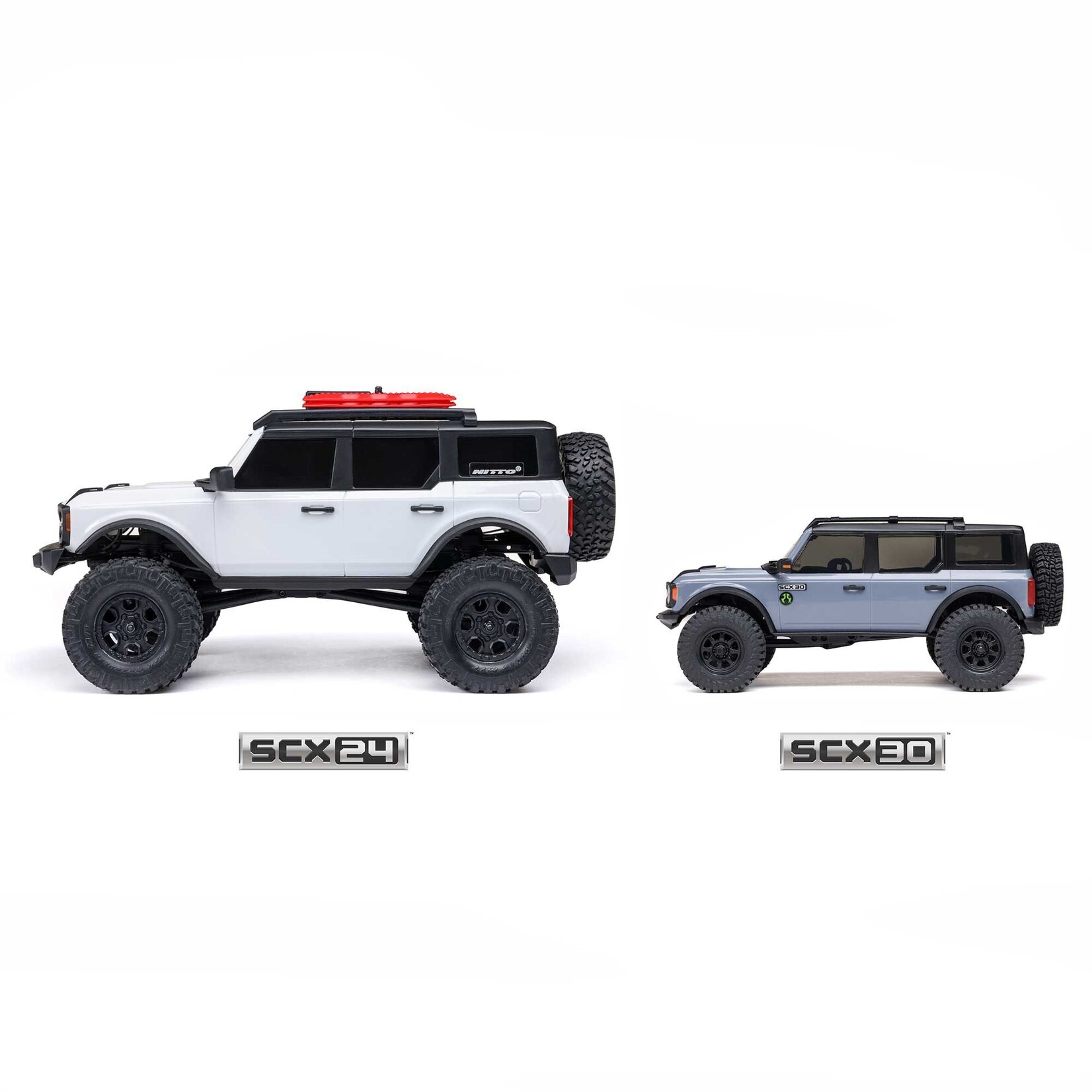 Axial 1/30 SCX30 Ford Bronco 4X4 RTR Brushed Rock Crawler (Battery & Charger Included), Blue