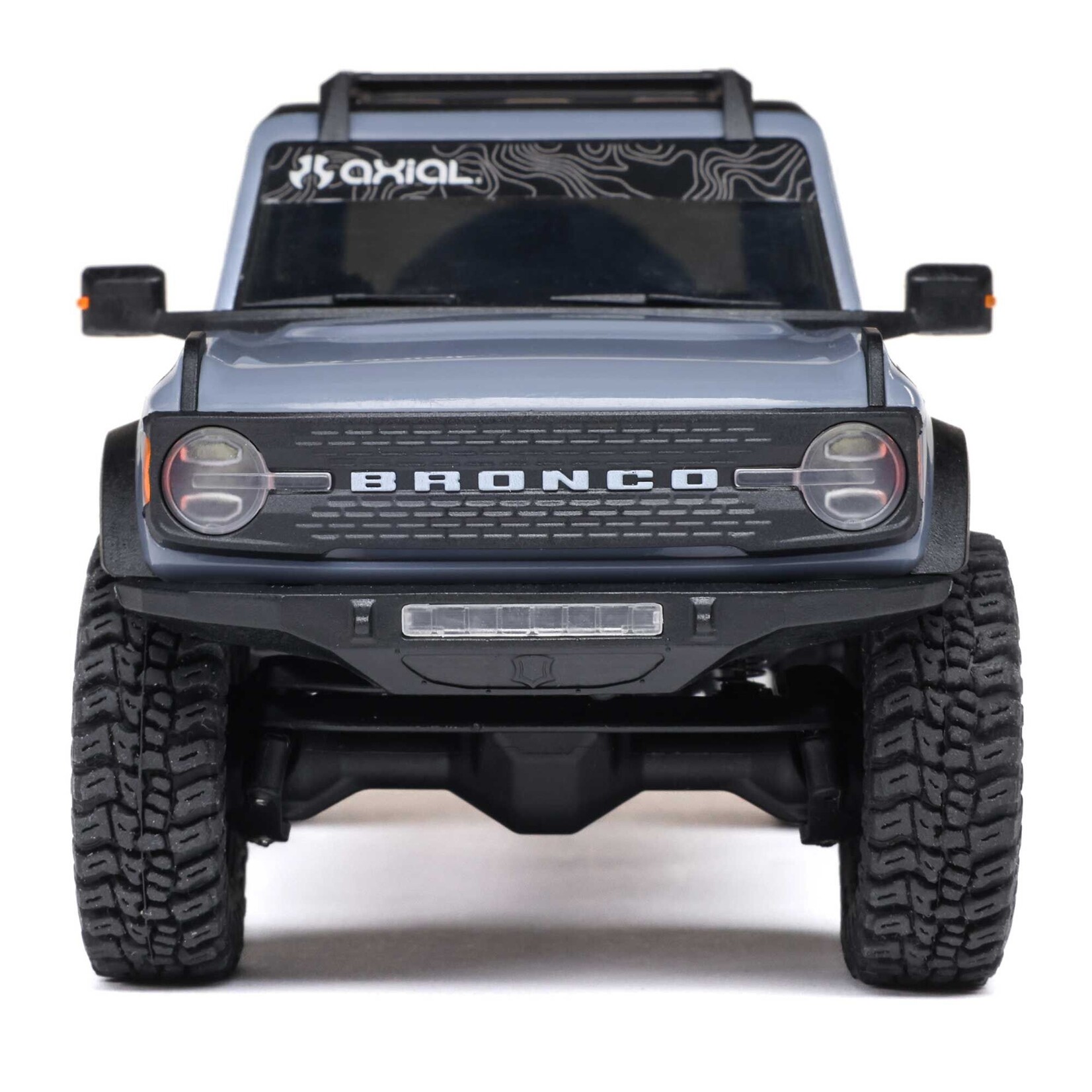 Axial 1/30 SCX30 Ford Bronco 4X4 RTR Brushed Rock Crawler (Battery & Charger Included), Gray