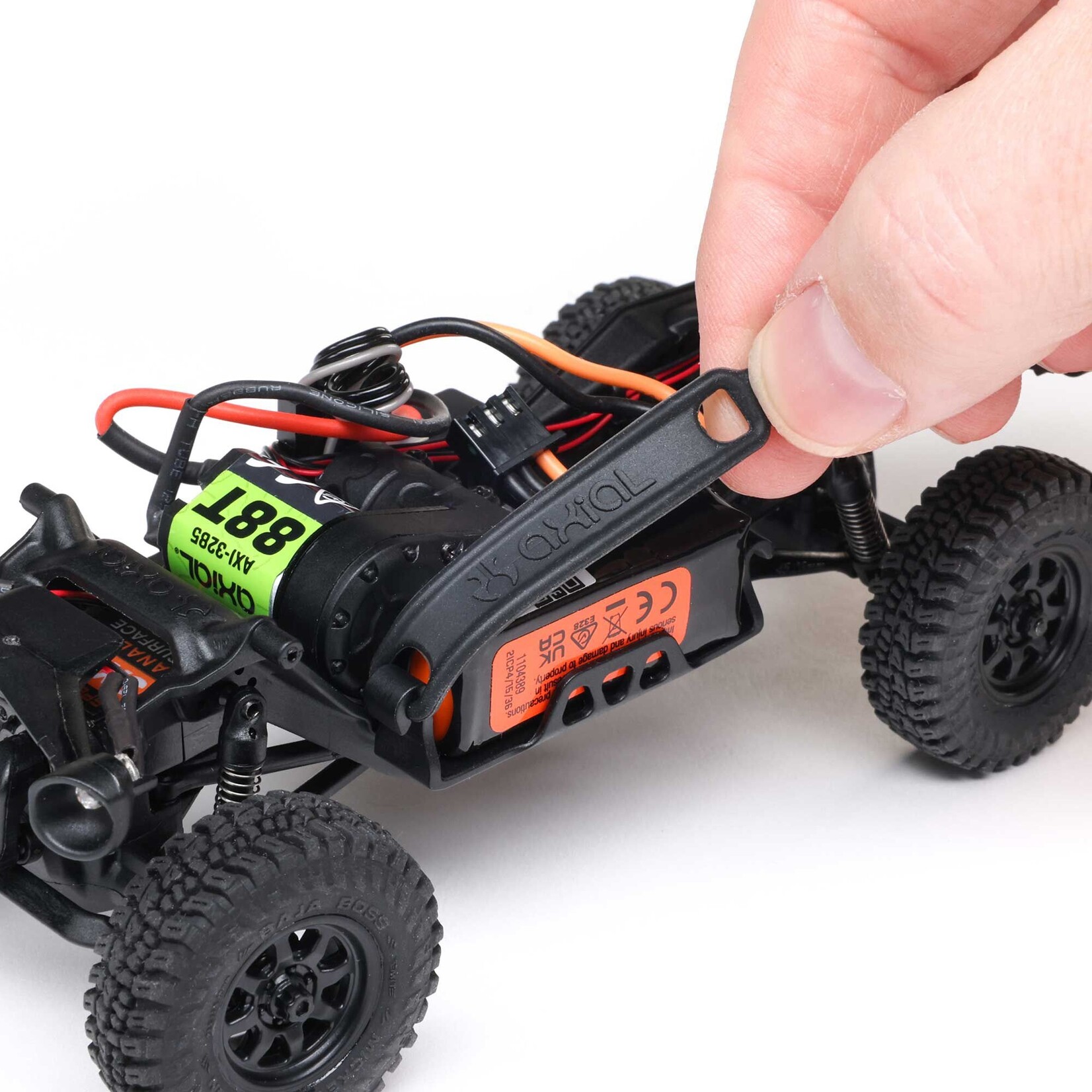 Axial 1/30 SCX30 Ford Bronco 4X4 RTR Brushed Rock Crawler (Battery & Charger Included), Gray