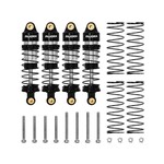 Ascent-32 Aluminum 35mm Threaded Oil Shocks (Black) (4)