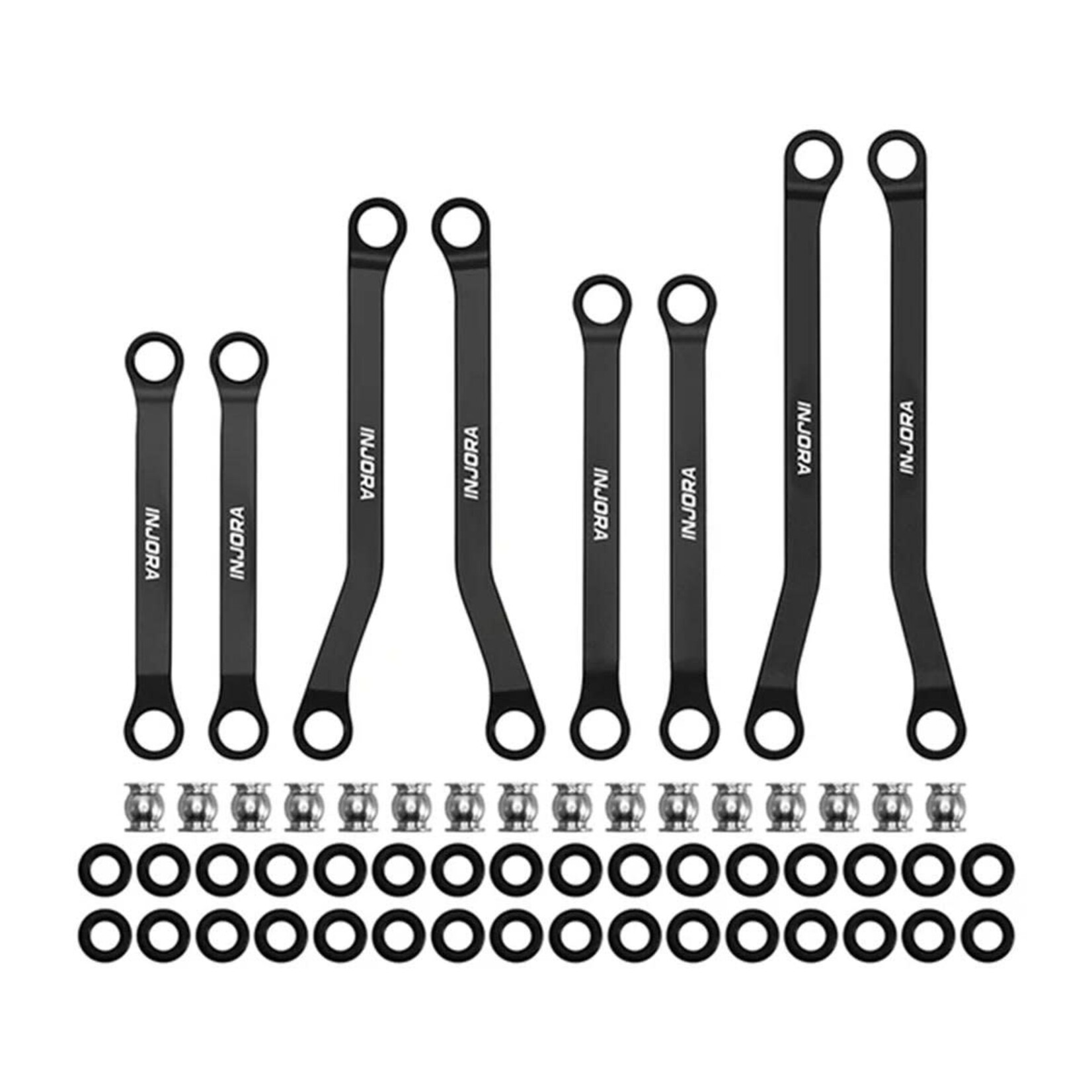 Ascent-32 Aluminum High Clearance Suspension Links Set (Black)
