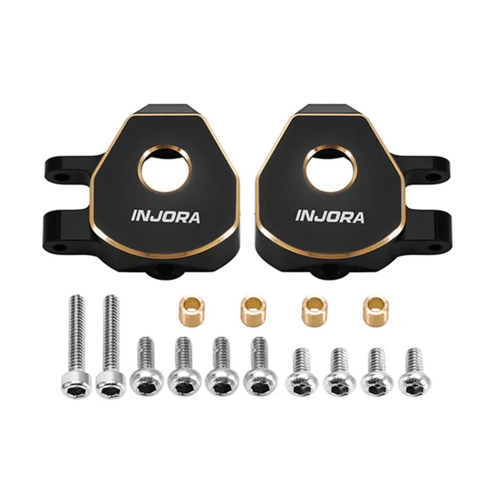 Ascent-32 Brass Steering Knuckles (Black) (2) (5.4g ea)