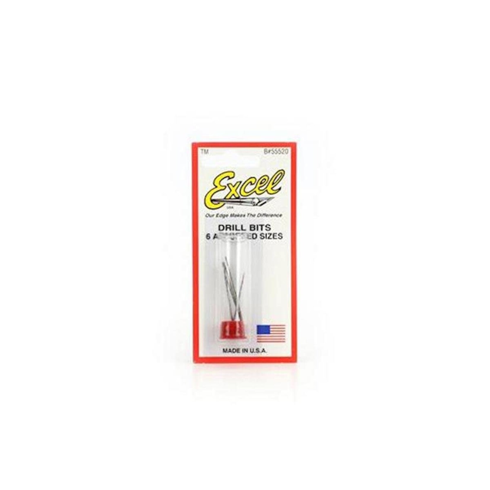 Excel Drill Bit Assorted,#50-62(6) carded