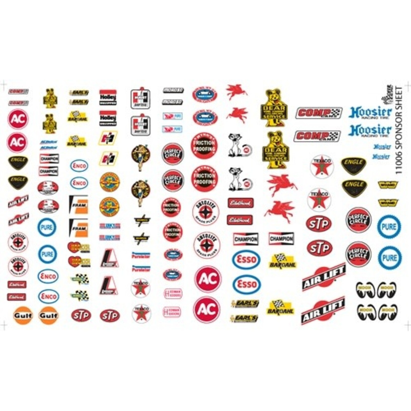 Gofer Racing 1/24-1/25 Manufacturer Sponsor Logos #1