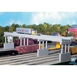 HO Modern Highway Overpass -- Kit - 150' Scale w/4 Piers