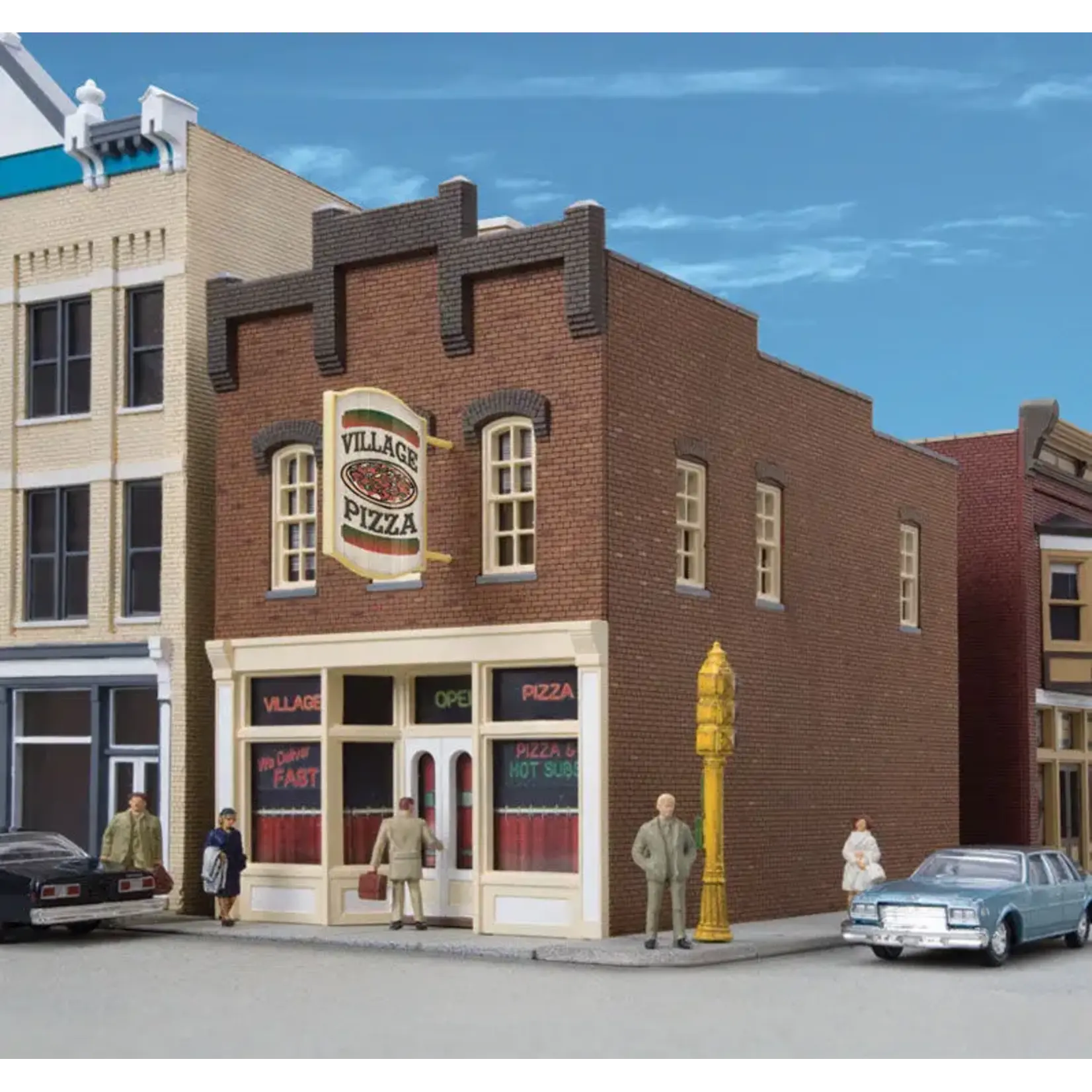 Walthers HO Village Pizza Kit