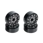 Redcat Racing 1.3" Beadlock Wheels (-.75 Offset) Aluminum & carbon Fiber (Black)