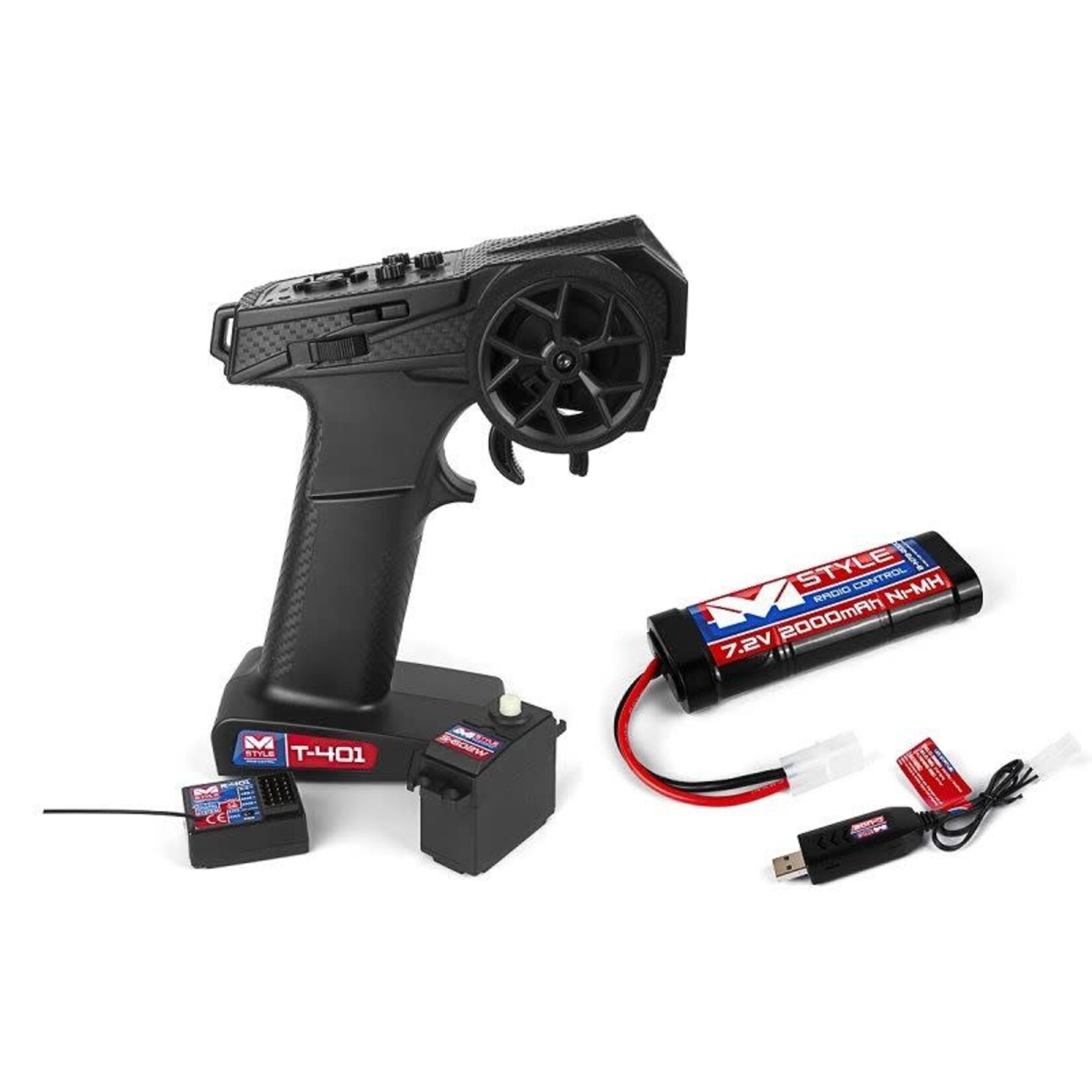 Mstyle Mstyle R/C Set - Radioset, Servo, Battery and Charger