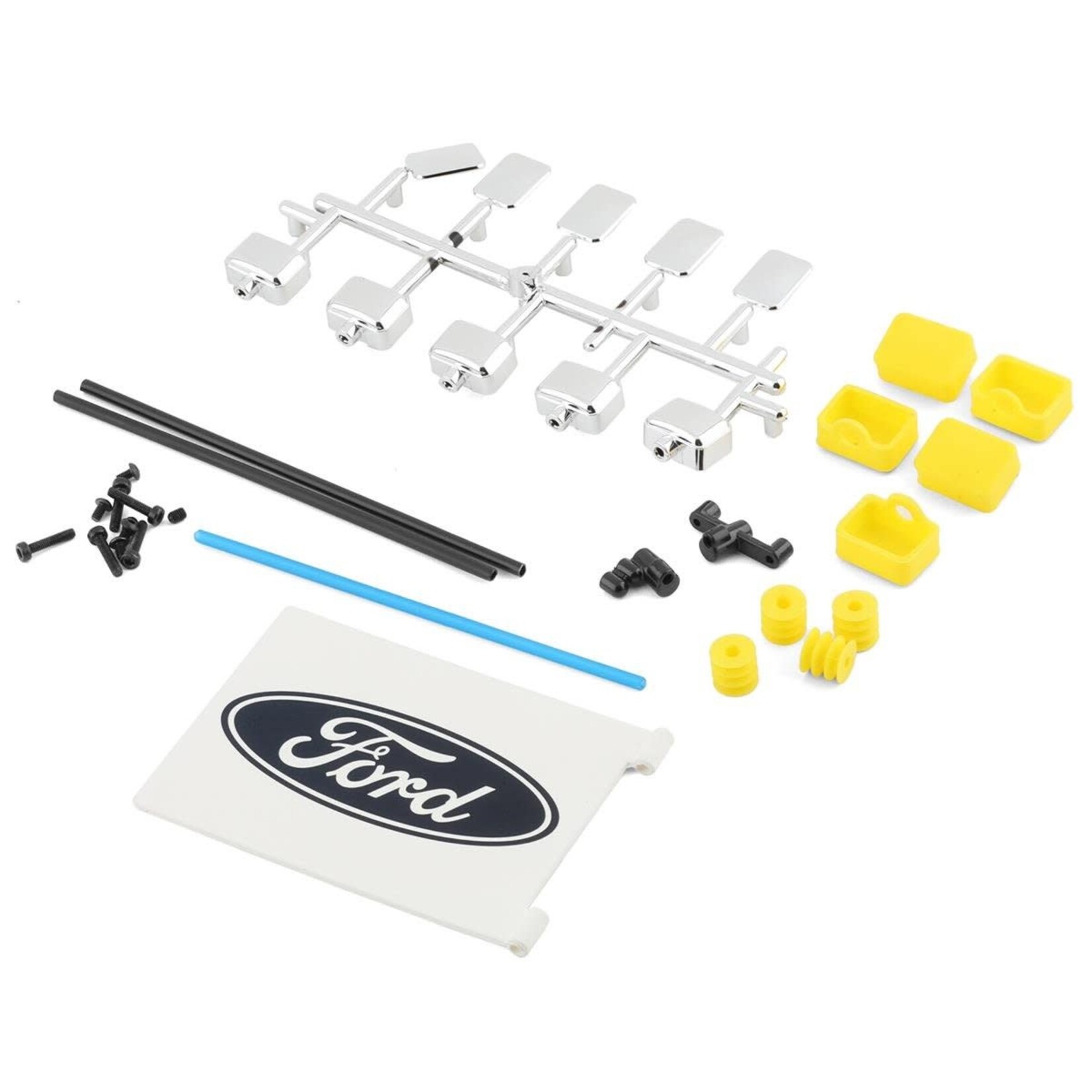 JConcepts 2020 Ford Raptor "BIGFOOT" Power Logo Monster Truck Body (Clear) (12.5")