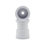 JConcepts Tribute 2.6 x 3.6" Monster Truck Wheel (White) (2)