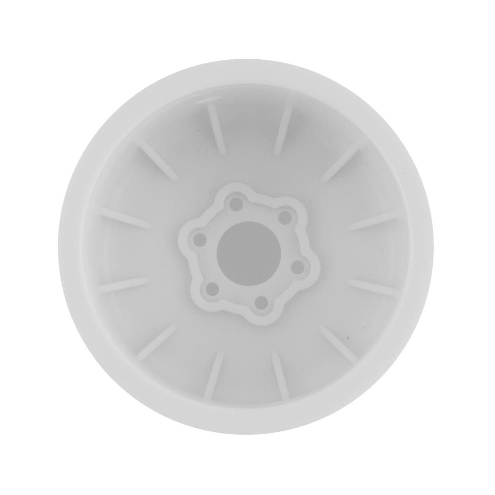 JConcepts Tribute 2.6 x 3.6" Monster Truck Wheel (White) (2)