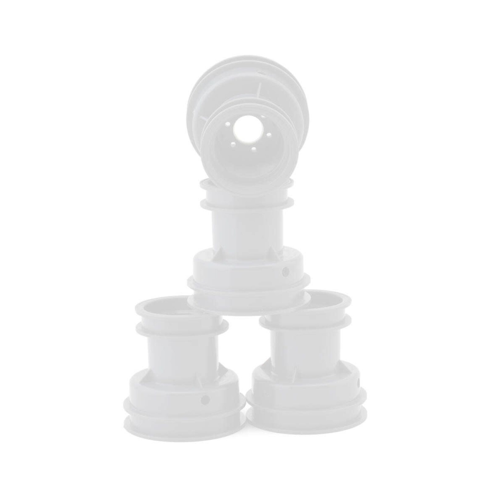JConcepts Losi Mini LMT Mini Tribute Wheels w/Hex Adaptors (White) (4)
