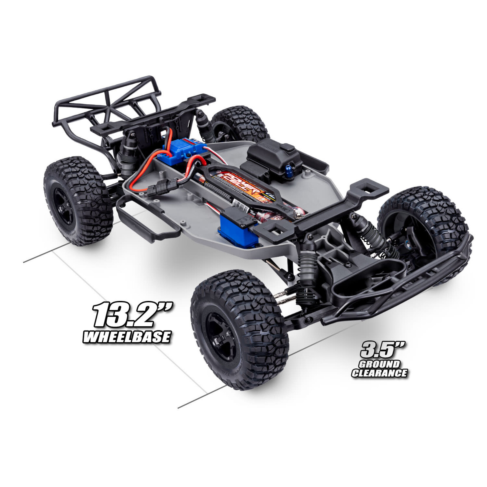 Traxxas Slash 1/10 2WD Shortcourse HD w/USB-C - BLUEX
