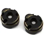 Treal Hobby Redcat Ascent-18 Brass Outer Portal Covers (Black) (2) (47.4g)
