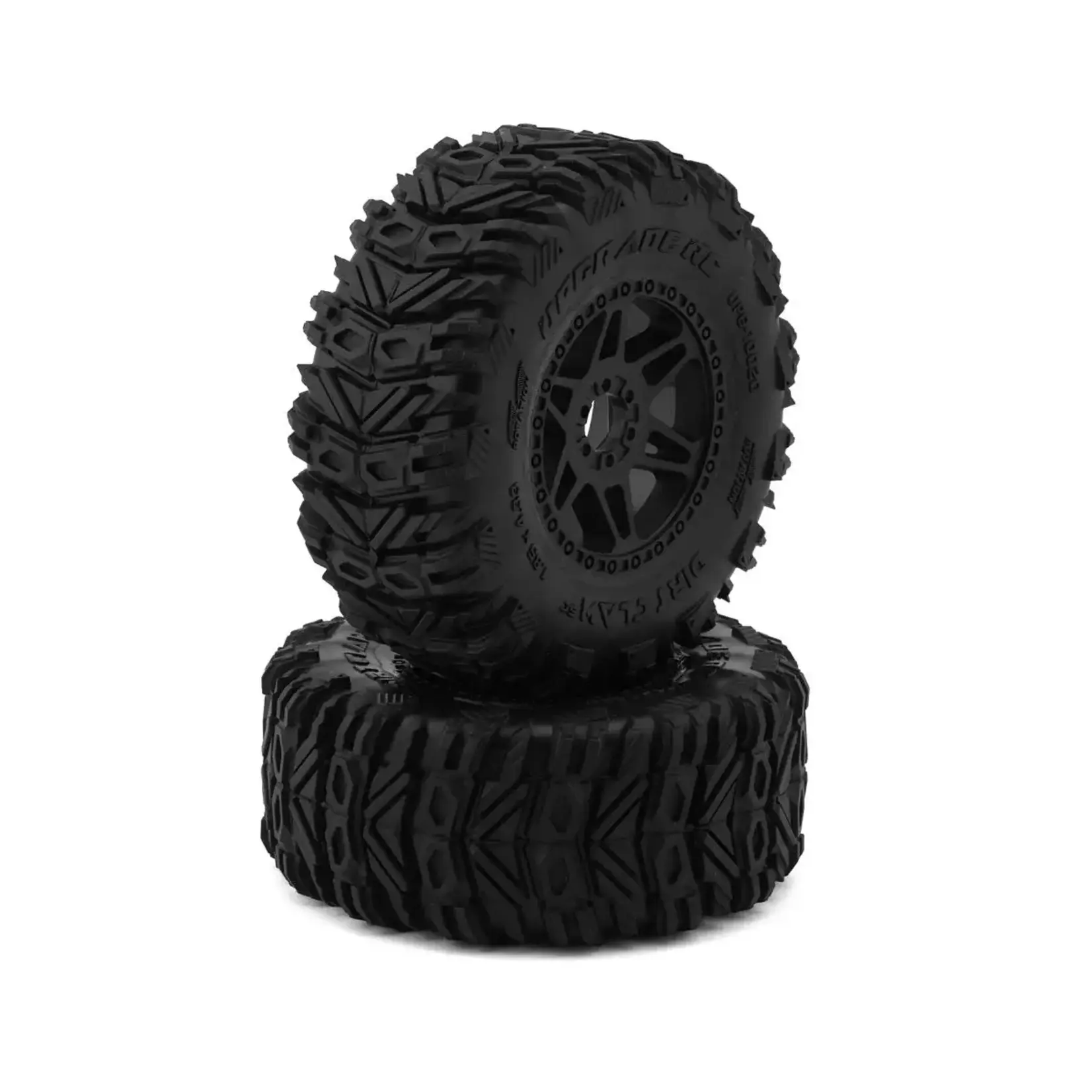 Dirt Claw SC 2.2/3.0" Pre-Mounted BELTED Short Course Truck Tires (2)