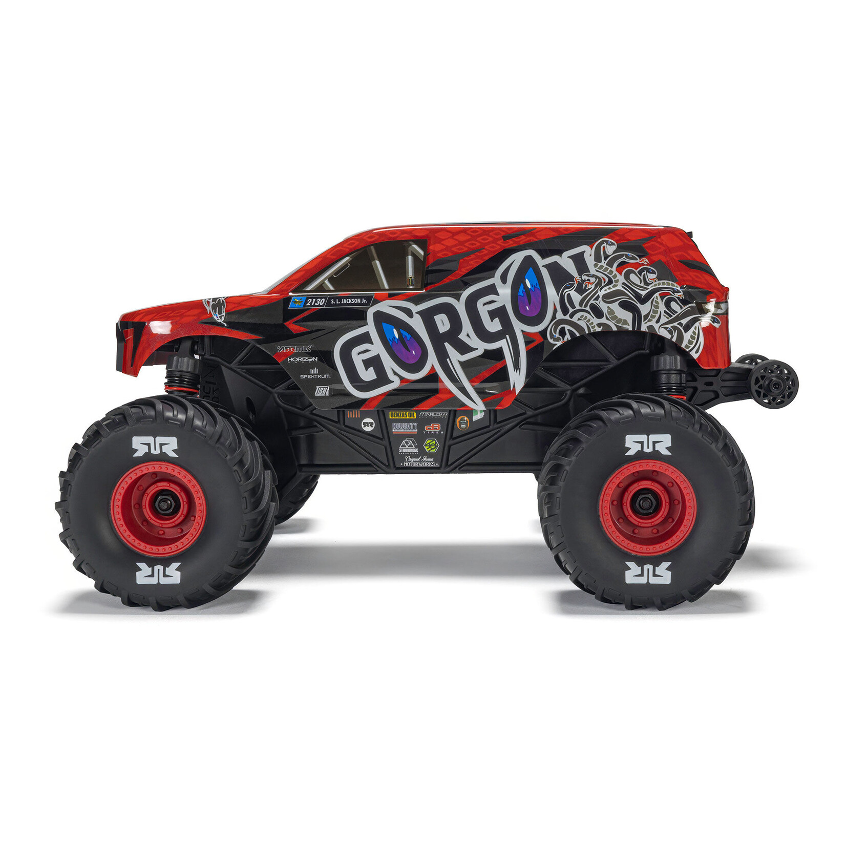 Arrma 1/16 GORGON GROM 4X4 RTR Brushed Monster Truck (Battery & Charger Included), Red