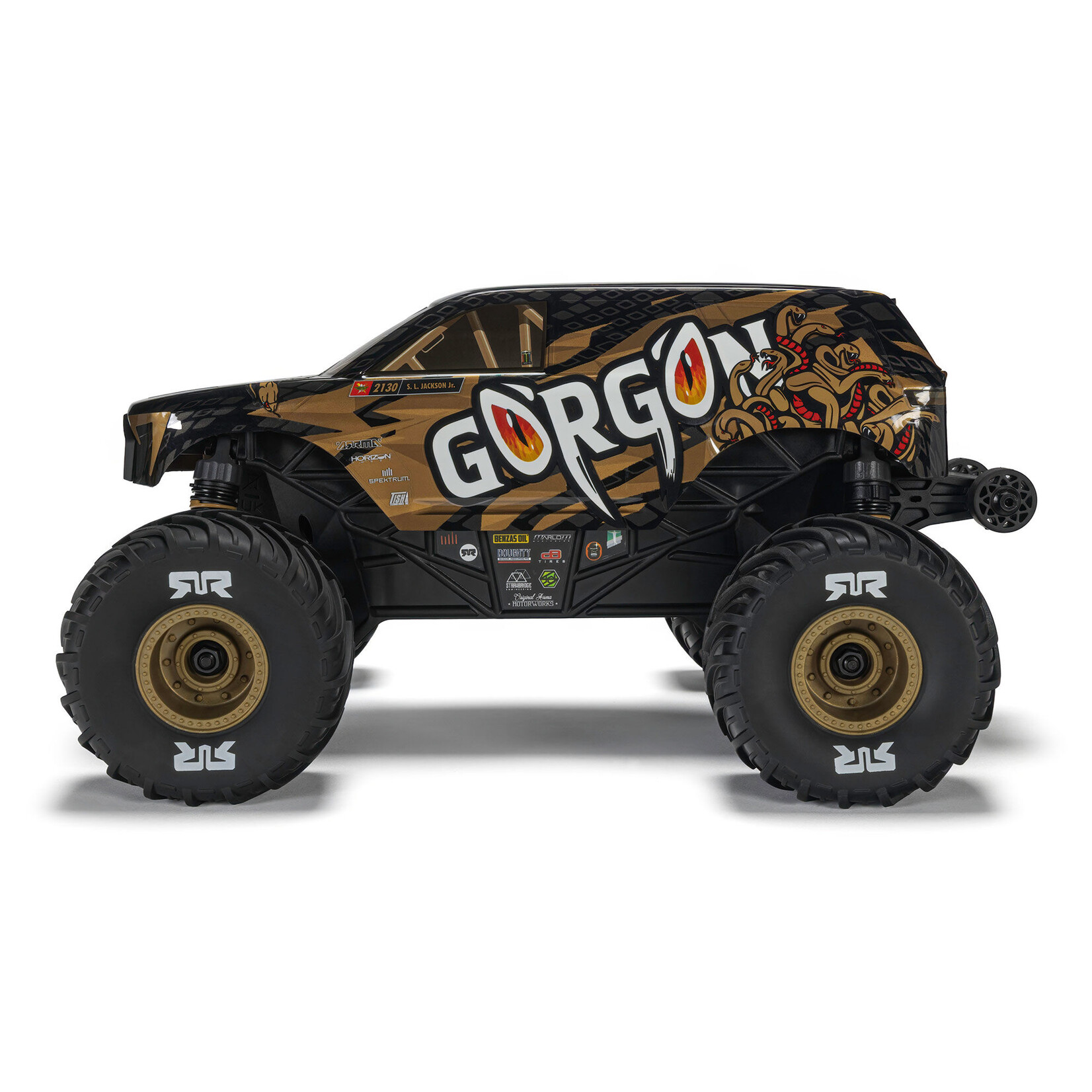 Arrma 1/16 GORGON GROM 4X4 RTR Brushed Monster Truck (Battery & Charger Included), Bronze
