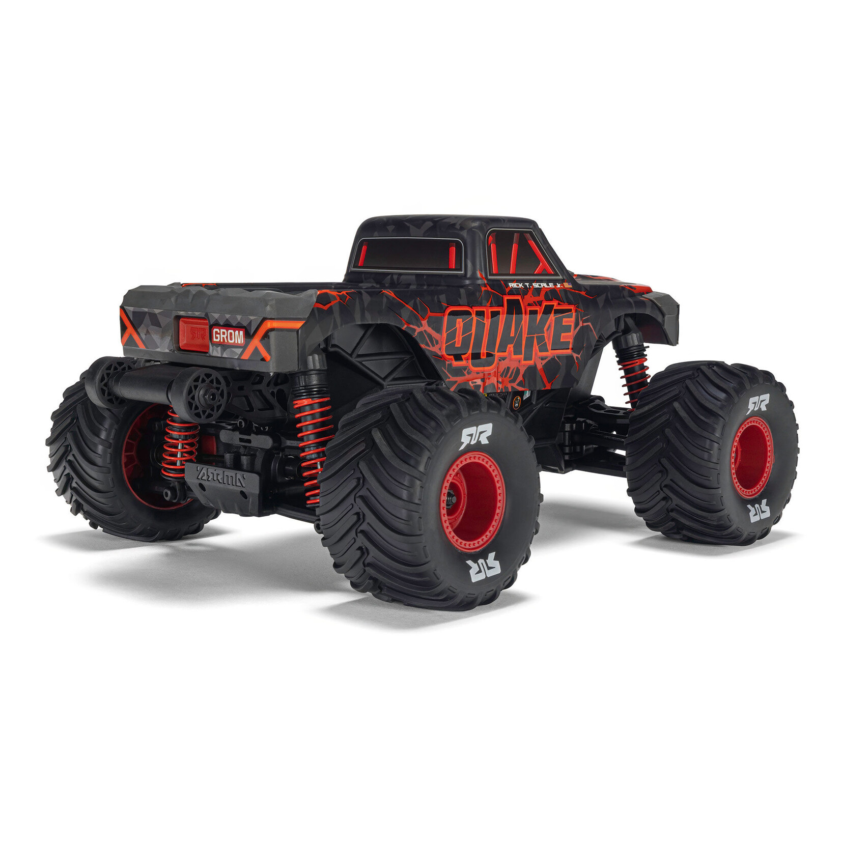 Arrma 1/16 QUAKE GROM 4X4 RTR Brushed Monster Truck (Battery & Charger Included), Red