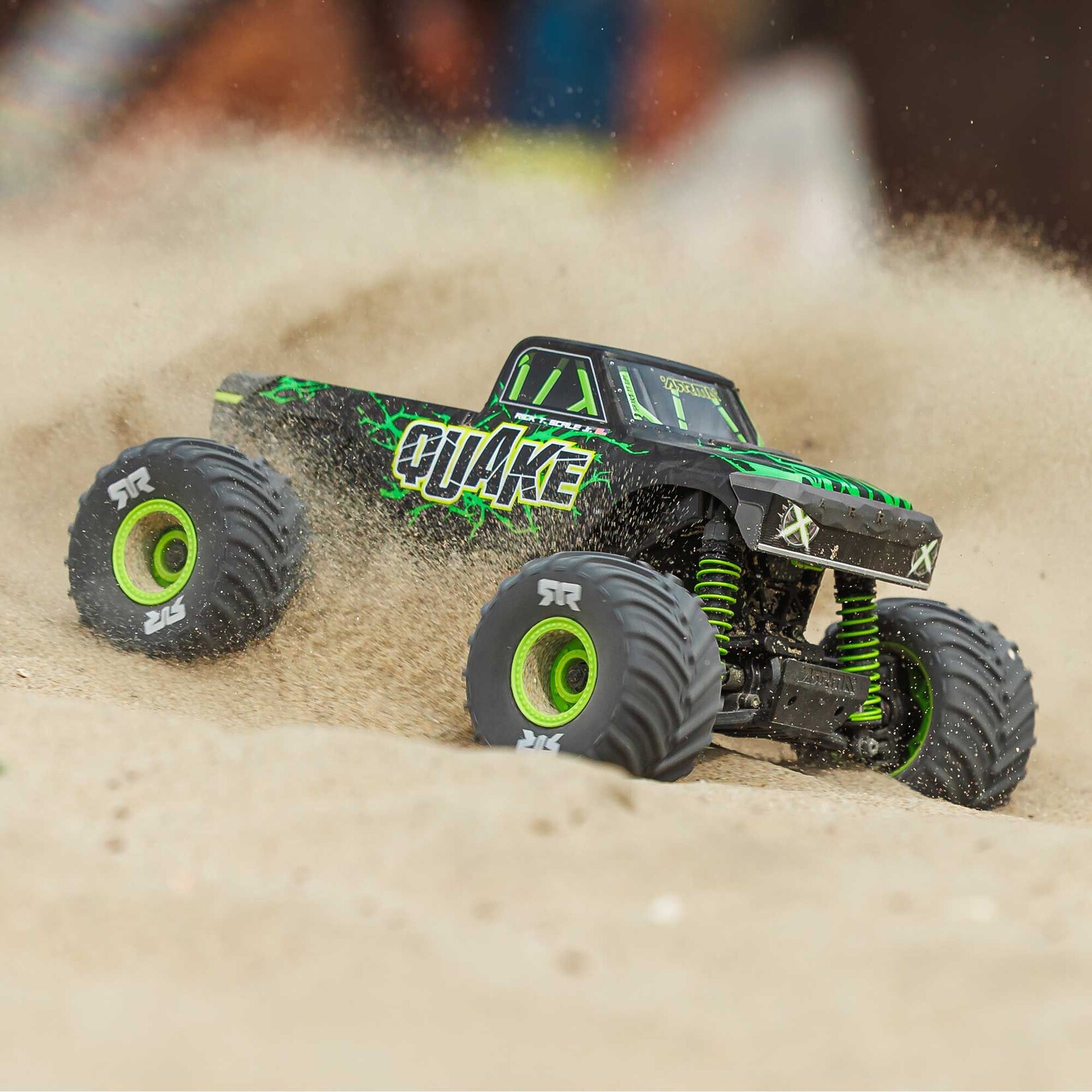 Arrma 1/16 QUAKE GROM 4X4 RTR Brushed Monster Truck (Battery & Charger Included), Green