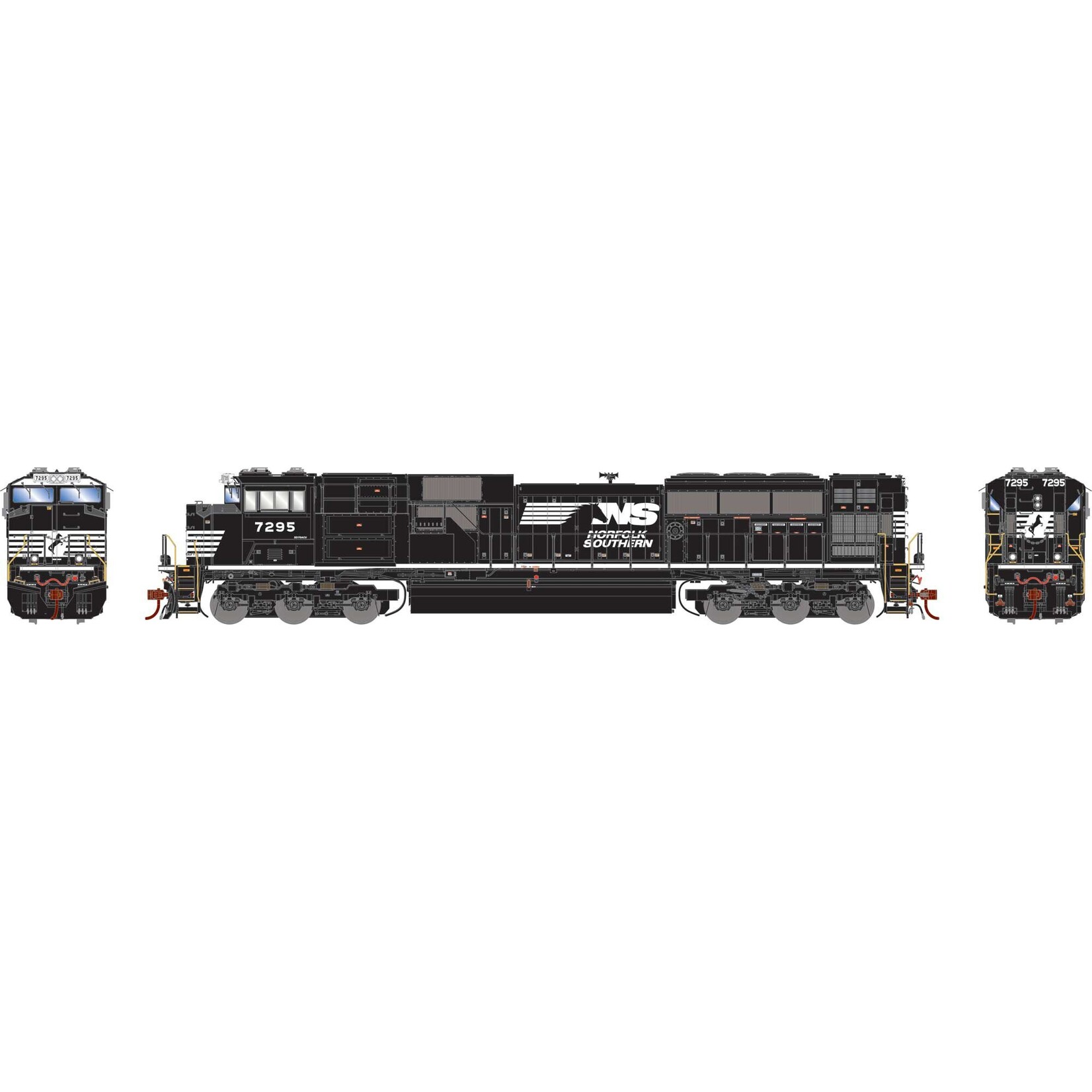 Athearn Genesis HO GEN EMD SD70ACU Locomotive w/DCC & Sound, NS #7295