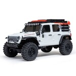 Axial 1/30 SCX30 Jeep Wrangler JLU 4X4 RTR Brushed Rock Crawler (Battery & Charger Included), White