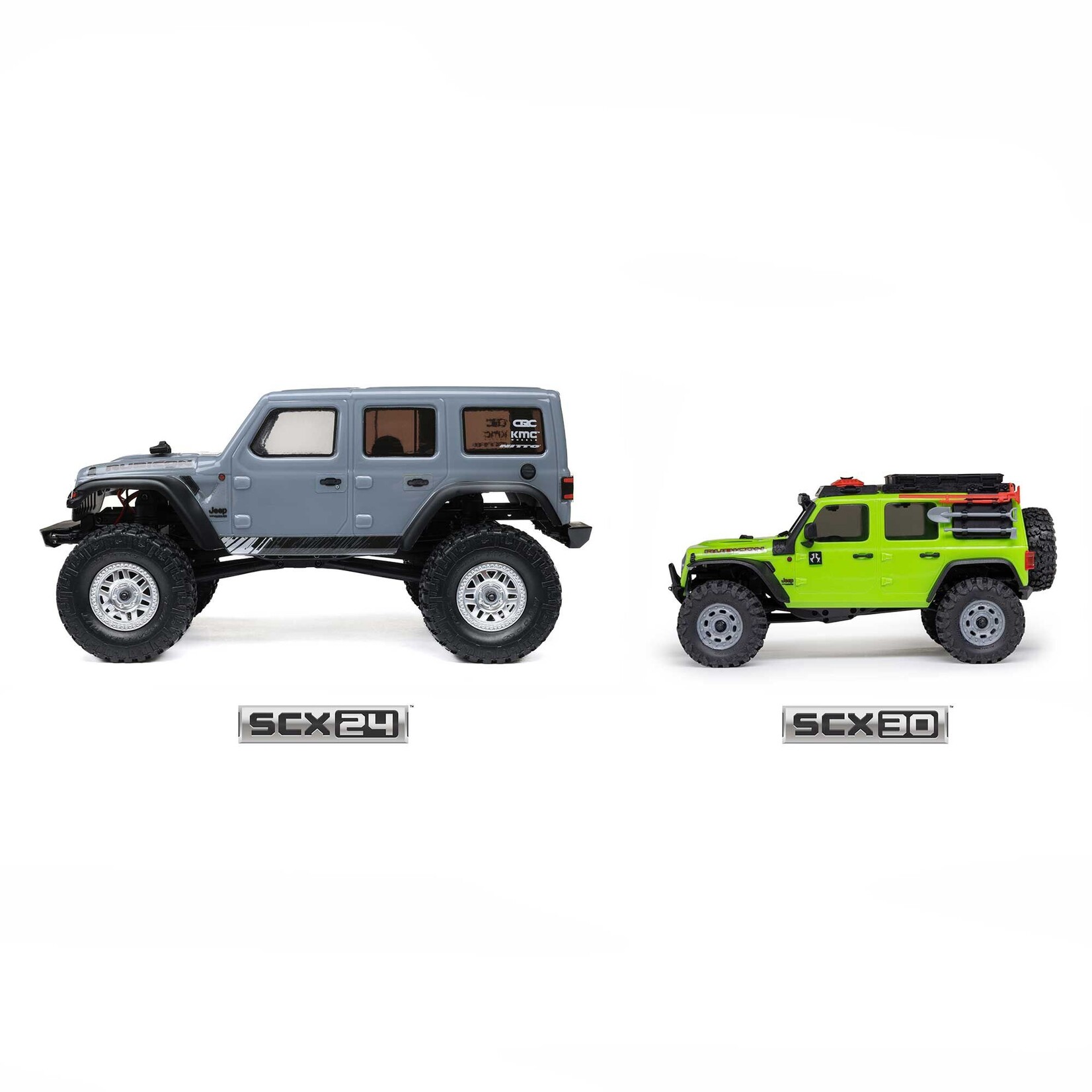 Axial 1/30 SCX30 Jeep Wrangler JLU 4X4 RTR Brushed Rock Crawler (Battery & Charger Included), White