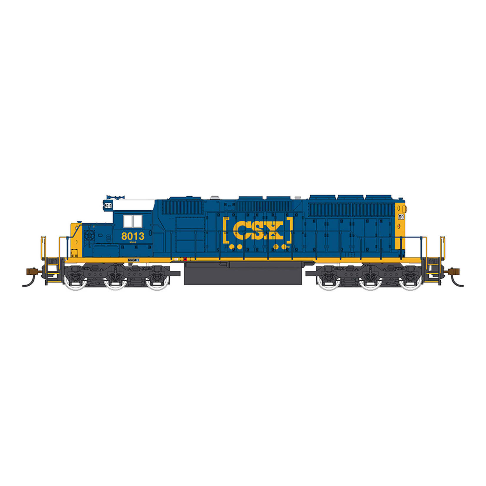 Bachmann HO SD40-2 w DCC & Sound Value CSX Dark Future