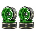 Treal Hobby Treal Hobby Type G 1.0" 5-Spoke Beadlock Classic Wheels (Green) (4) (27.1g)