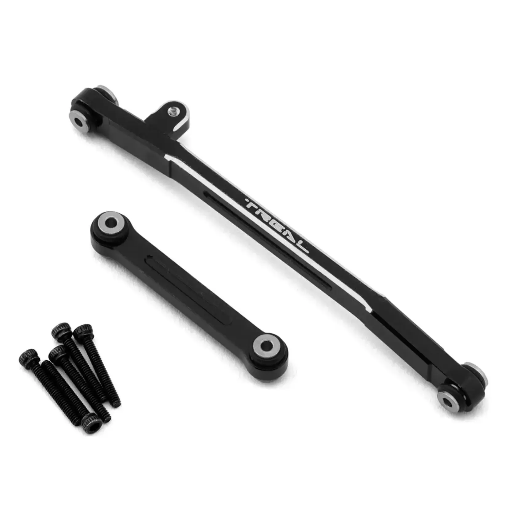 Treal Hobby Axial SCX24 V2 Aluminum Steering Link Set (Black)