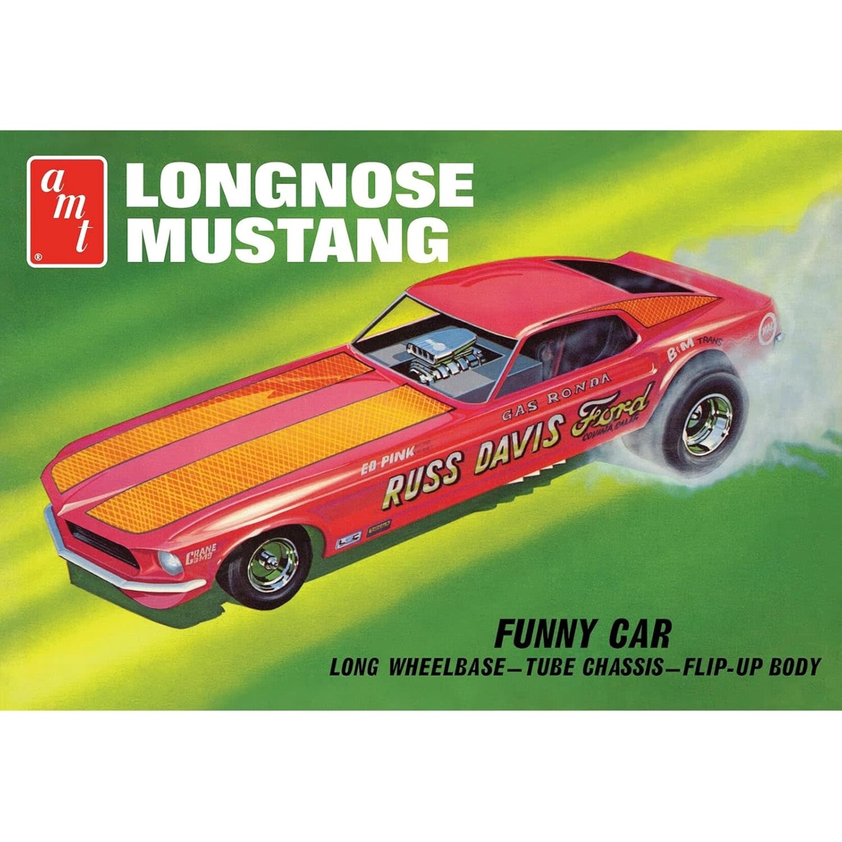 AMT 1969 Ford Mustang Gas Ronda Longnose