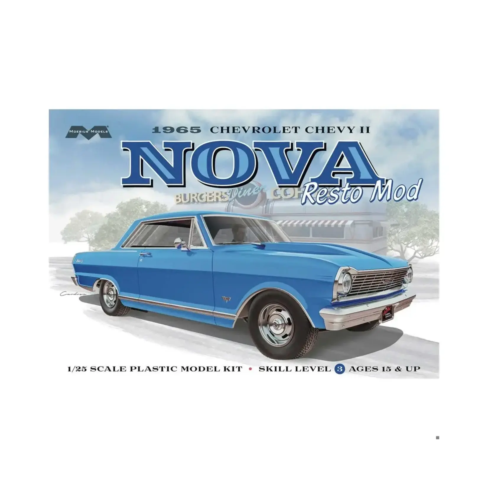Moebius 1965 Chevrolet Chevy II Nova Resto Mod 1/25