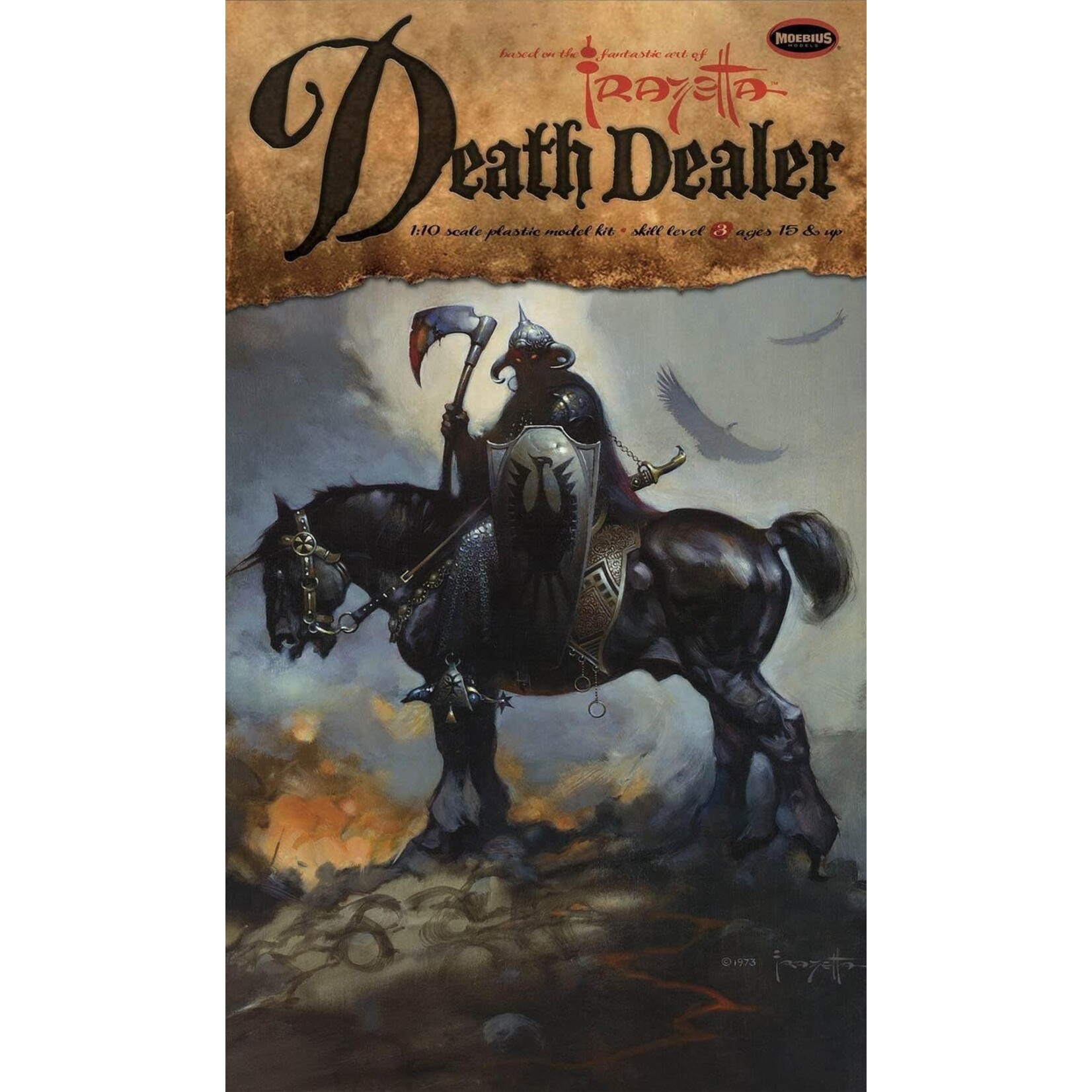 Moebius 1/10 Frezetta: Death Dealer Warrior with Horse