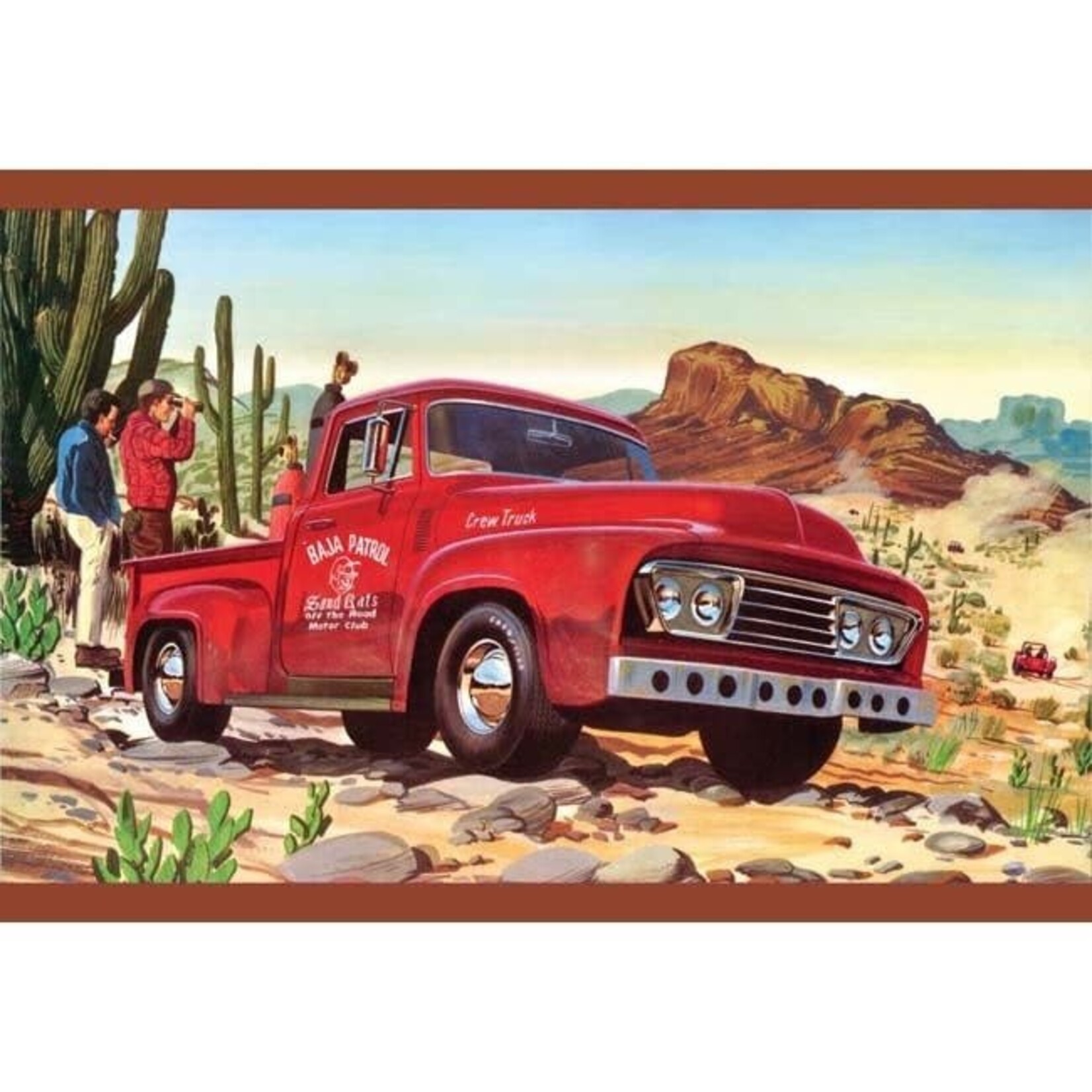AMT 1953 Baja Patrol Ford Pickup Crew Truck